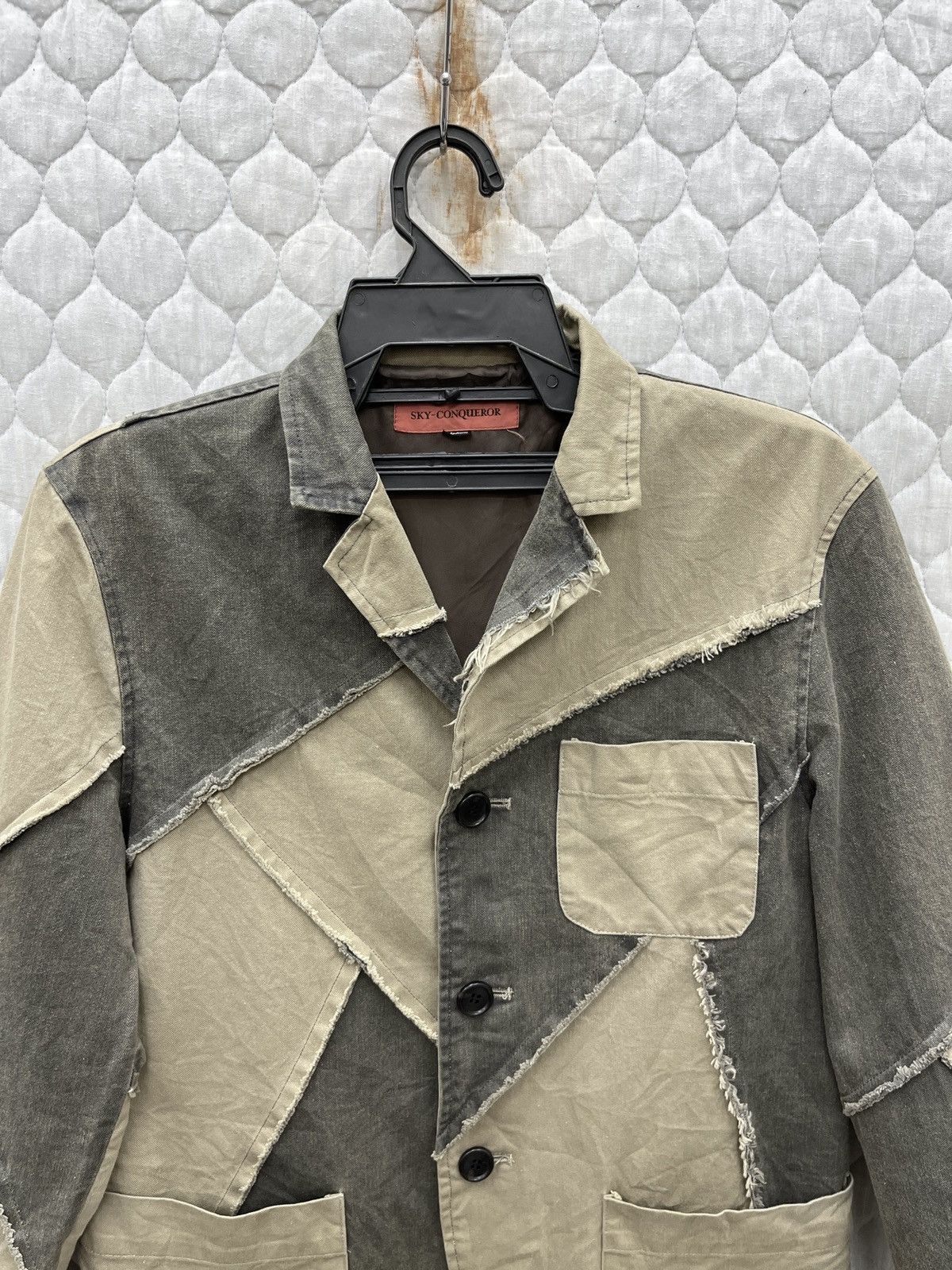 Vintage 🔥🔥🔥STEALS SKY CONQUEROR PATCHWORK JACKET KAPITAL INSPIRED Size US S / EU 44-46 / 1 - 4 Thumbnail