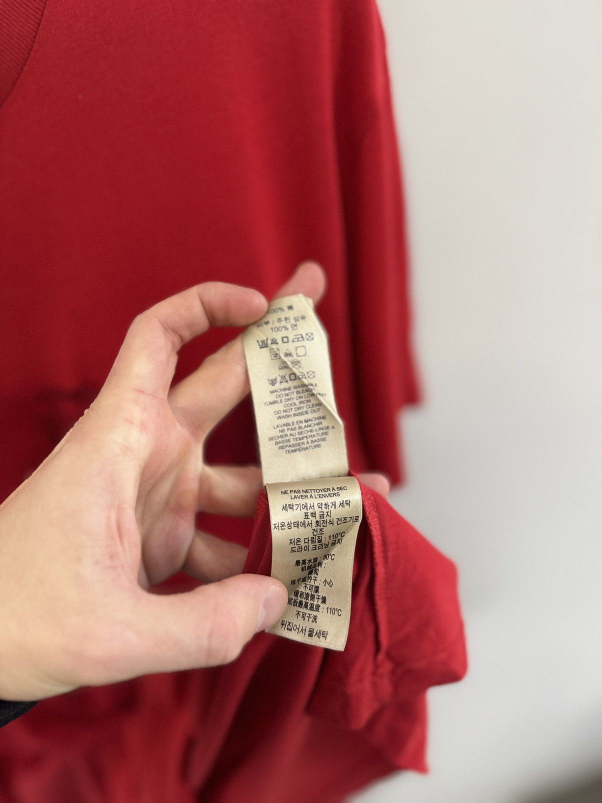 Burberry Burberry Brit Red Tee Shirt Size US XL / EU 56 / 4 - 7 Thumbnail