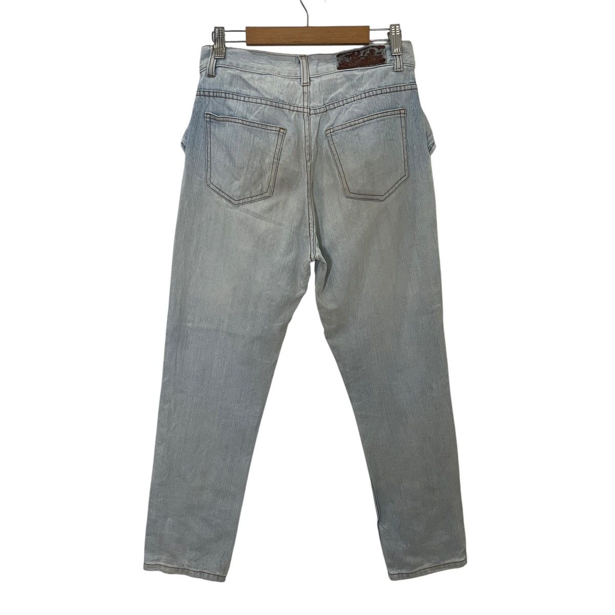 Japanese Brand Vintage Pink Latte Rare Denim Size 29" - 8 Thumbnail