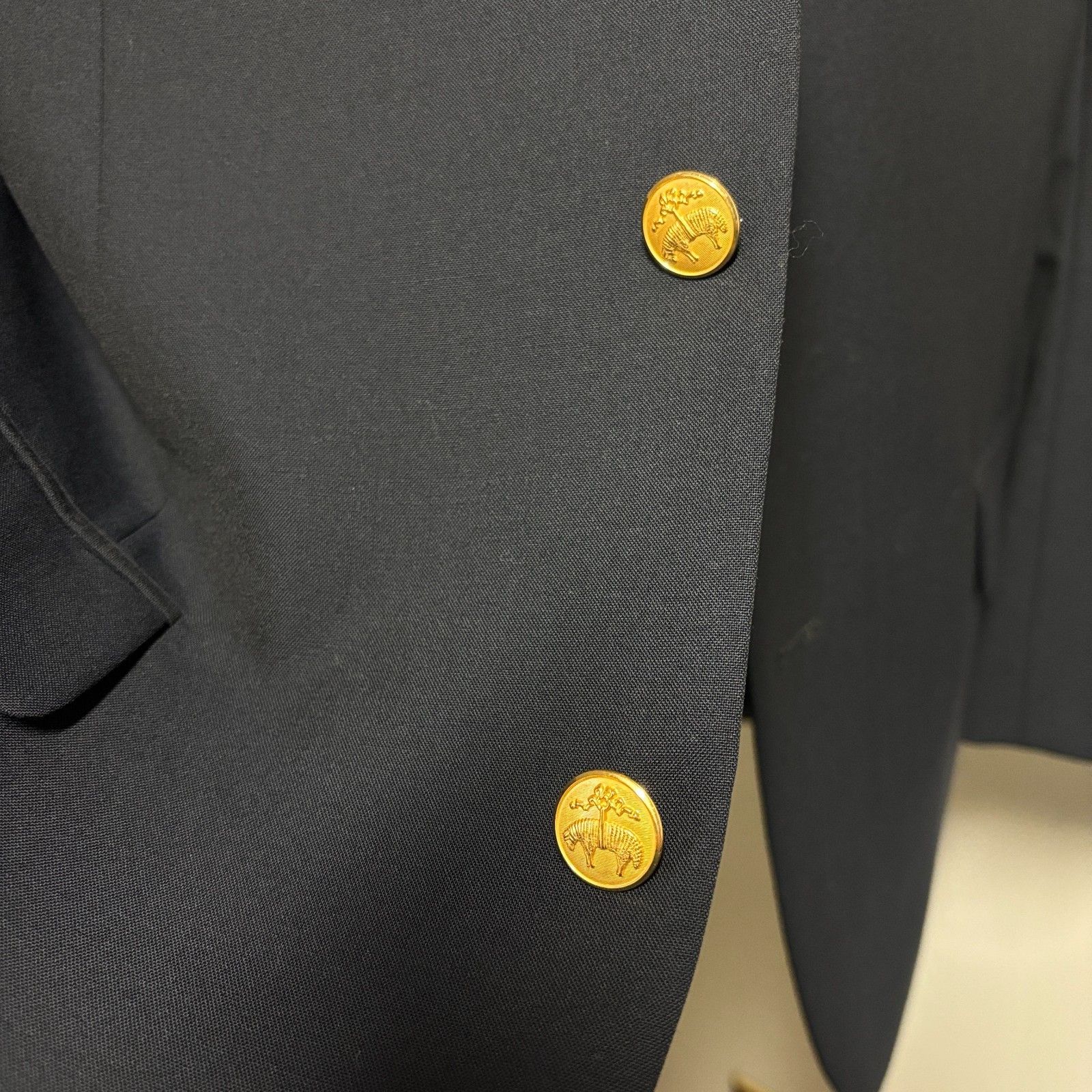 Brooks Brothers Brooks Brothers Madison Loro Piana Men’s Blazer Gold Logo Bt Size 40S - 9 Thumbnail