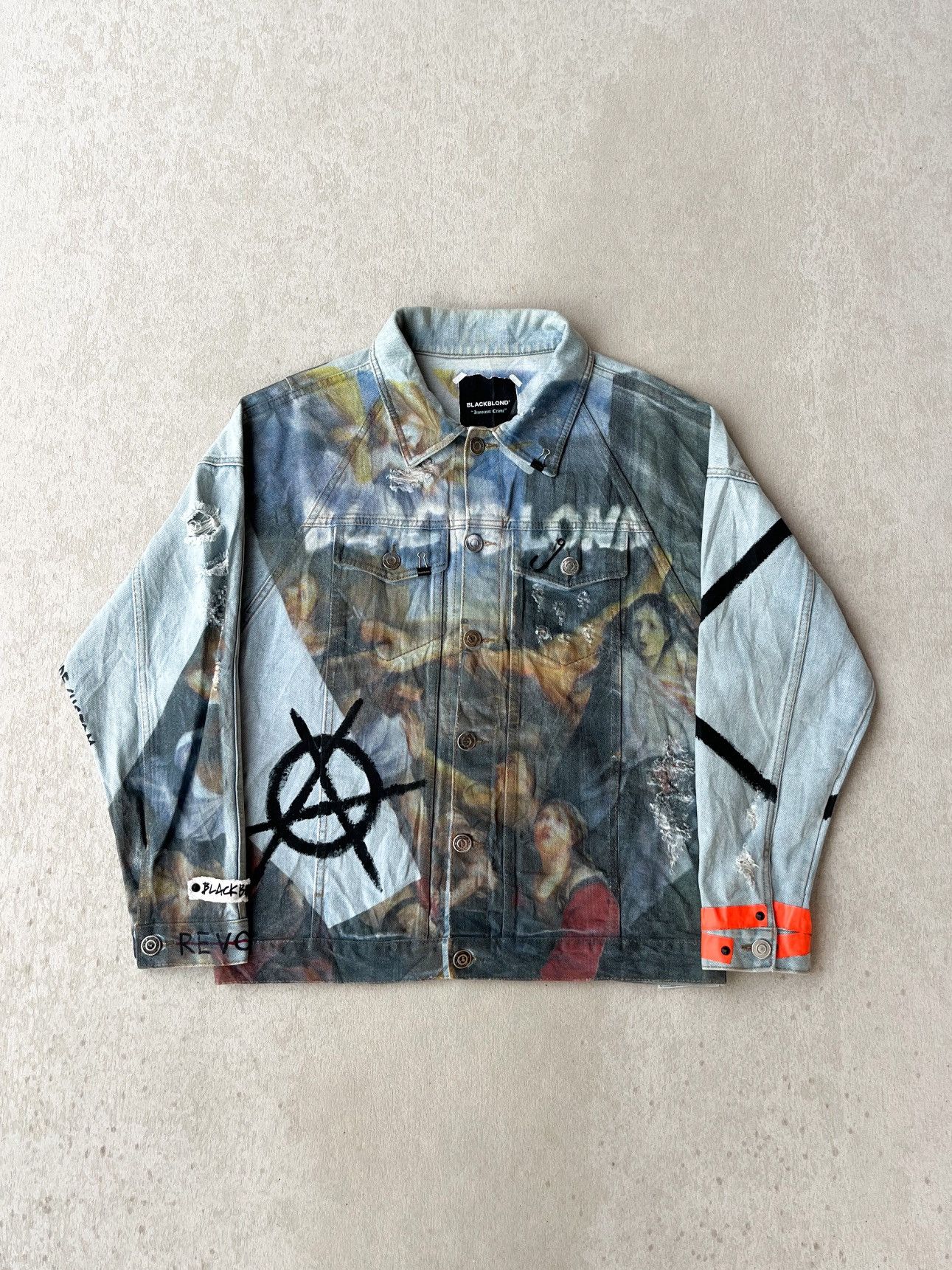 Japanese Brand Blackblond 2019SS Int. 3rd Collection “Innocent Crime” Denim Size US L / EU 52-54 / 3 - 1 Thumbnail