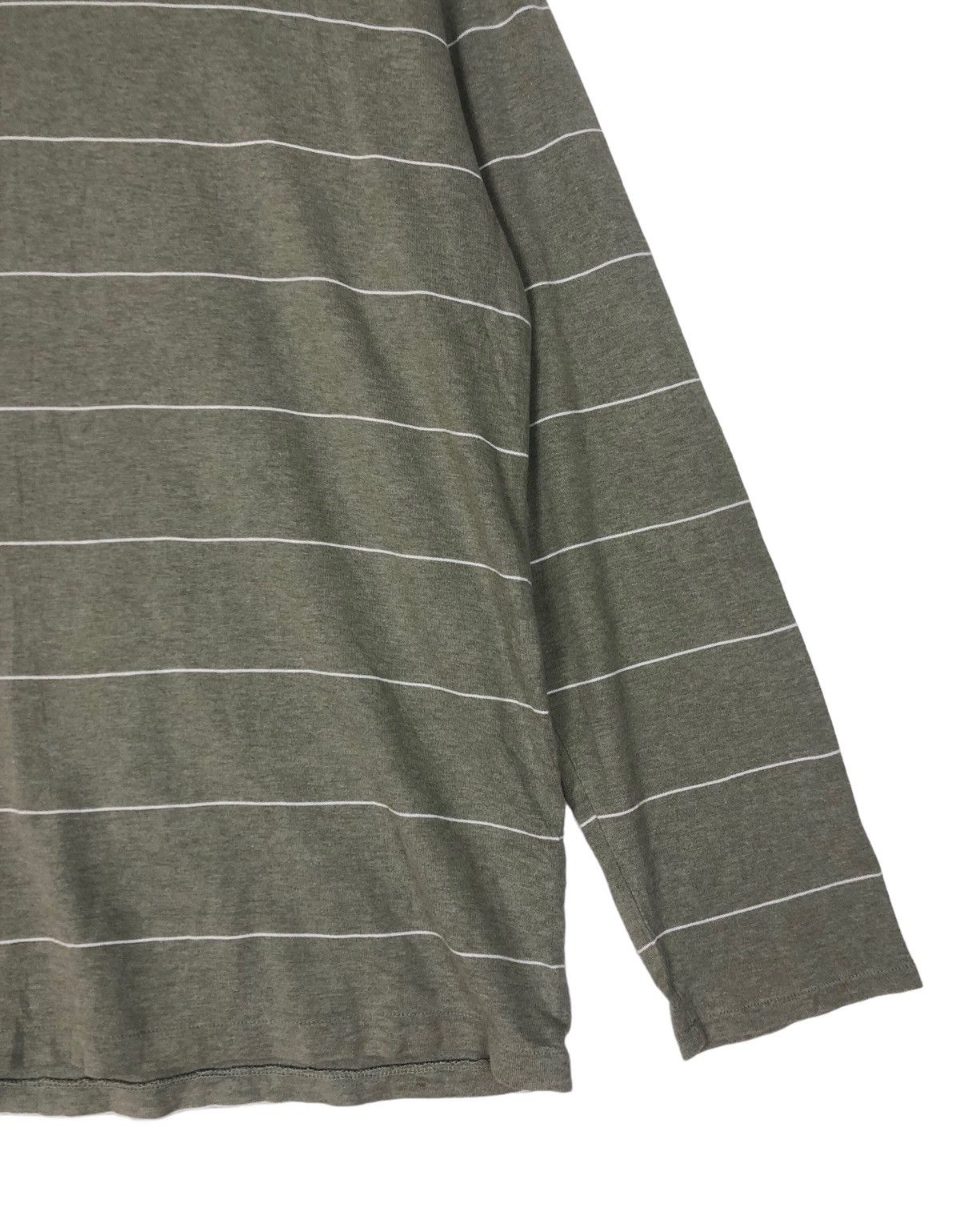 Japanese Brand Brth Breath x Number Nine Stripe Longsleeve T shirt Size US XL / EU 56 / 4 - 5 Thumbnail