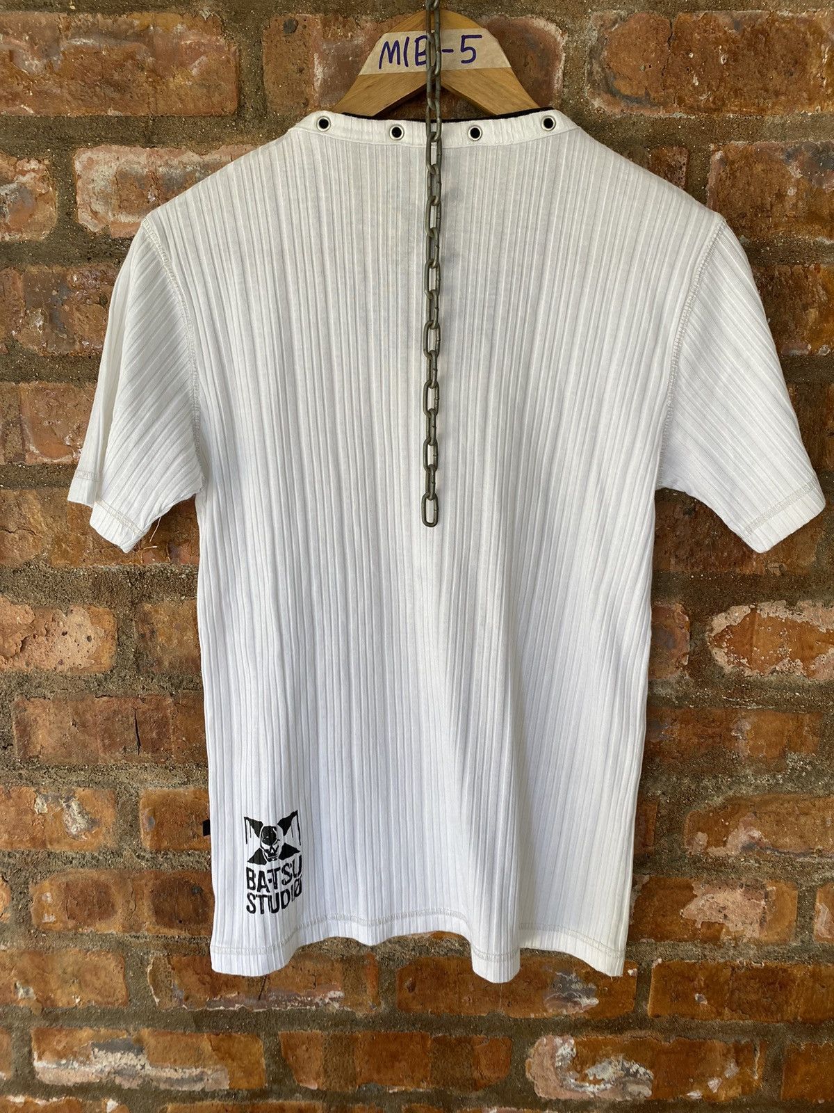 Japanese Brand 2000s Batsu Studio Zipper cross Skull and sex tee Size US S / EU 44-46 / 1 - 11 Thumbnail