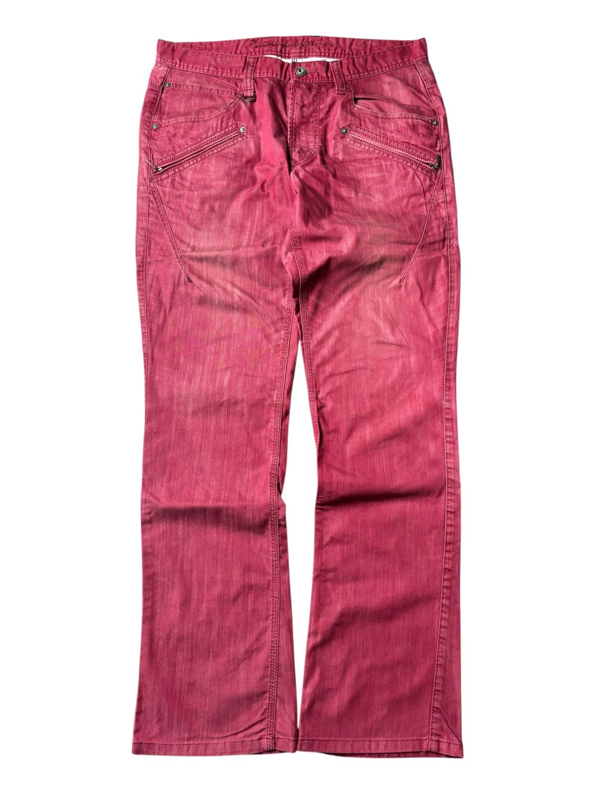 If Six Was Nine × Japanese Brand × Le Grande Bleu (L.G.B.) 2000s Nicole Club For Men Bootcut Pants Size US 31 - 1 Thumbnail