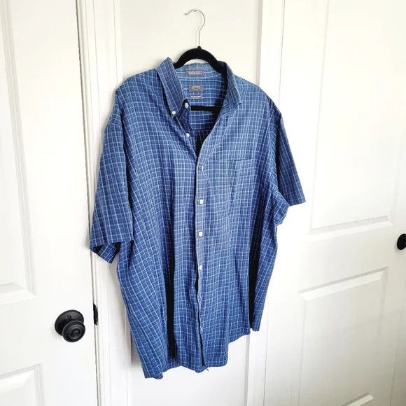 Arrow Plaid Short Sleeve Button-Up Shirt Size US XXL / EU 58 / 5 - 4 Thumbnail
