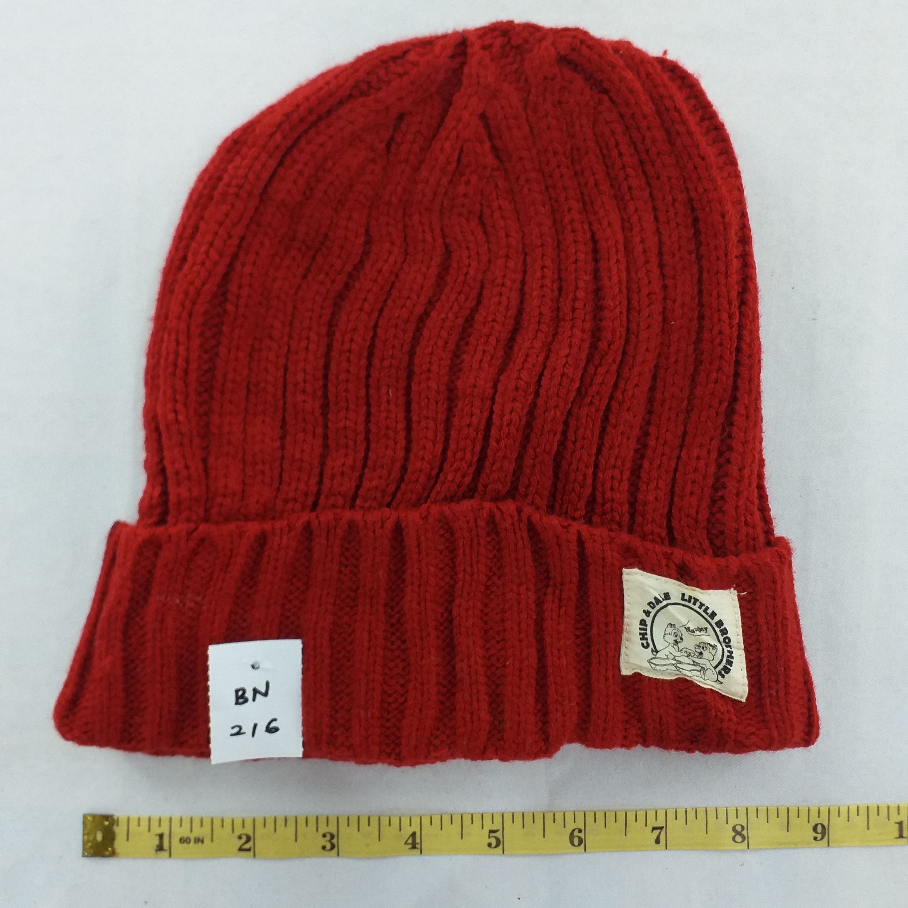 Japanese Brand Disney Chip and Dale Little Brothers Snow Cap Beanie -BN216 Size ONE SIZE - 3 Thumbnail
