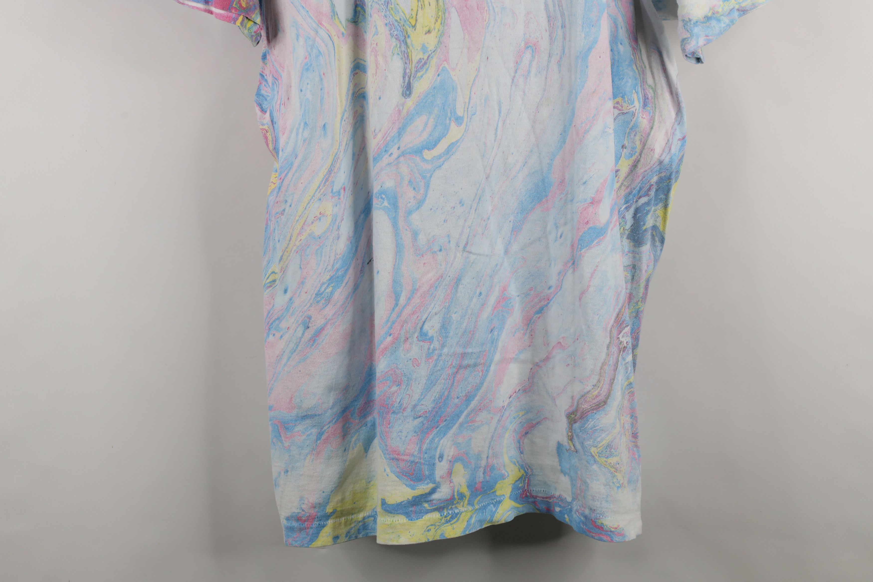 Vintage Vintage 90s Streetwear Paint Tie Dye Shot Sleeve T-Shirt USA Size US XXL / EU 58 / 5 - 3 Thumbnail