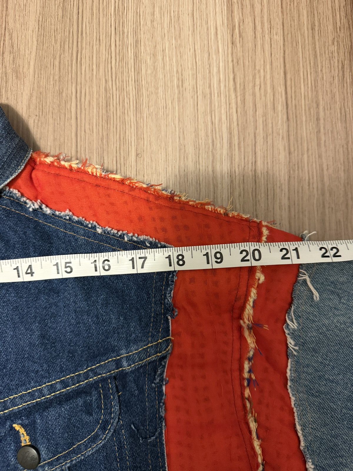 Needles Needles Rebuild Reversible Denim Jacket Size US L / EU 52-54 / 3 - 9 Thumbnail