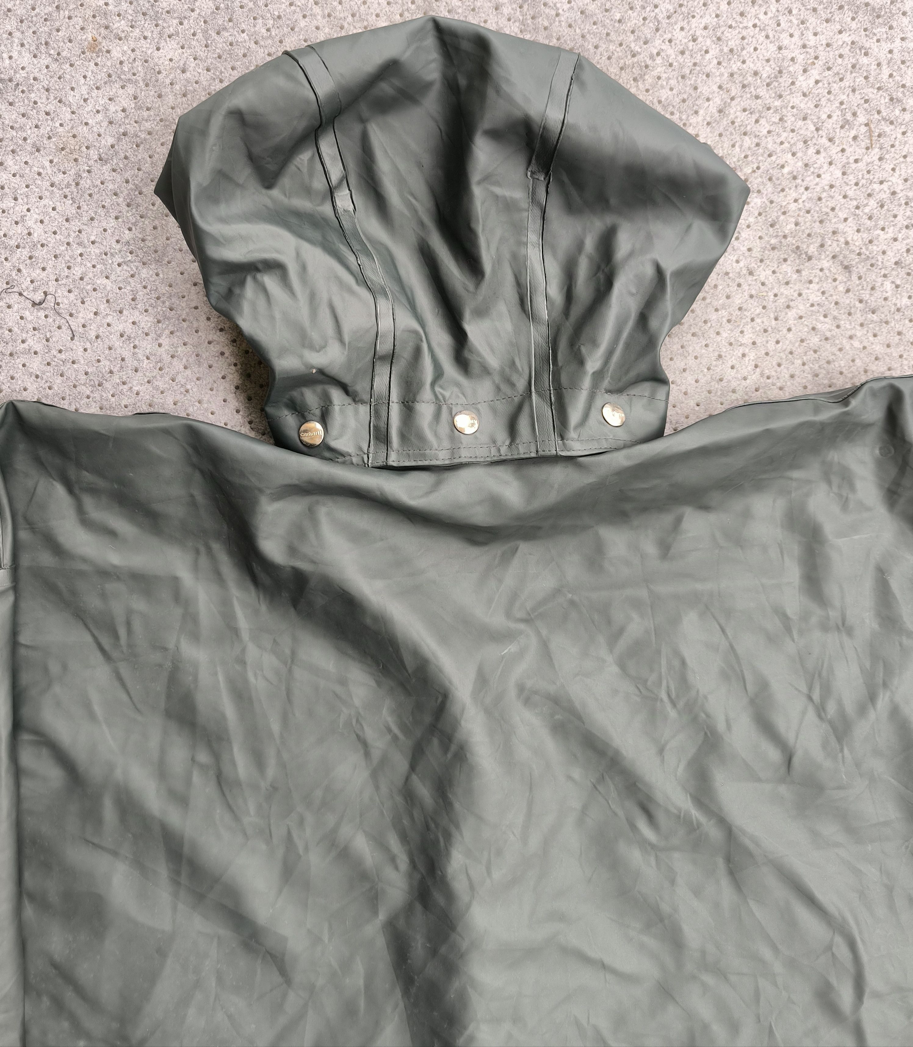 Carhartt CARHARTT Polyvinyl Chloride hoodie rain jacket Size US L / EU 52-54 / 3 - 12 Thumbnail