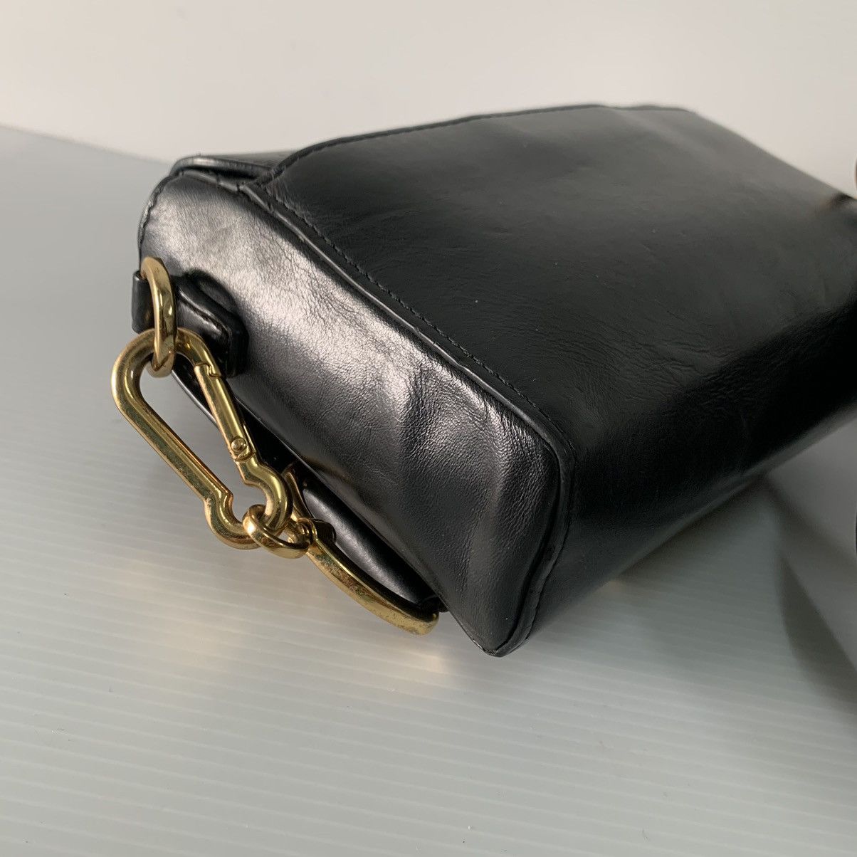 Dior Christian Dior Leather Black Crossbody Bag Size ONE SIZE - 4 Thumbnail
