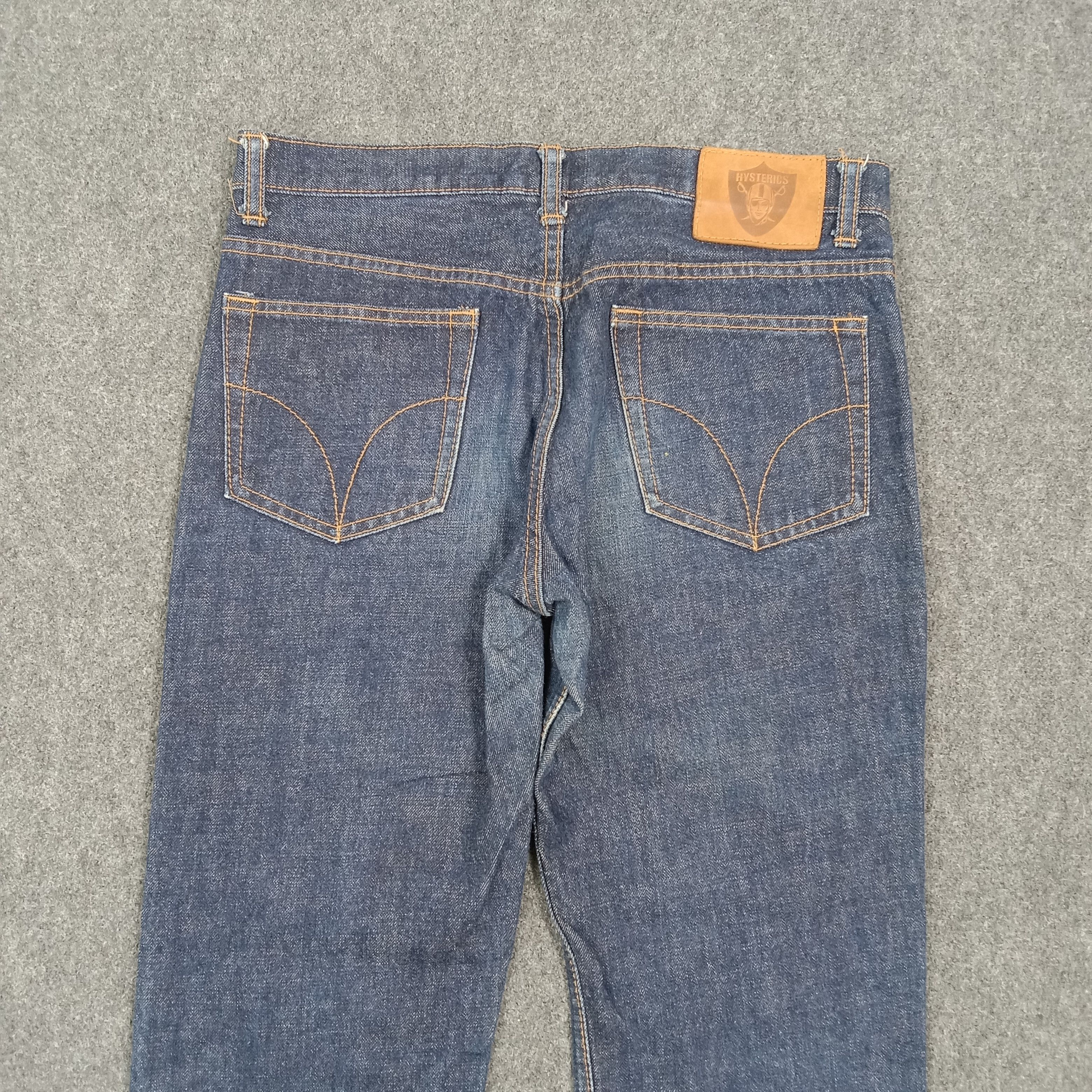 Hysteric Glamour Hysterics Raiders Japan Custom Logo Jeans C272N3 Size US 30 / EU 46 - 6 Thumbnail