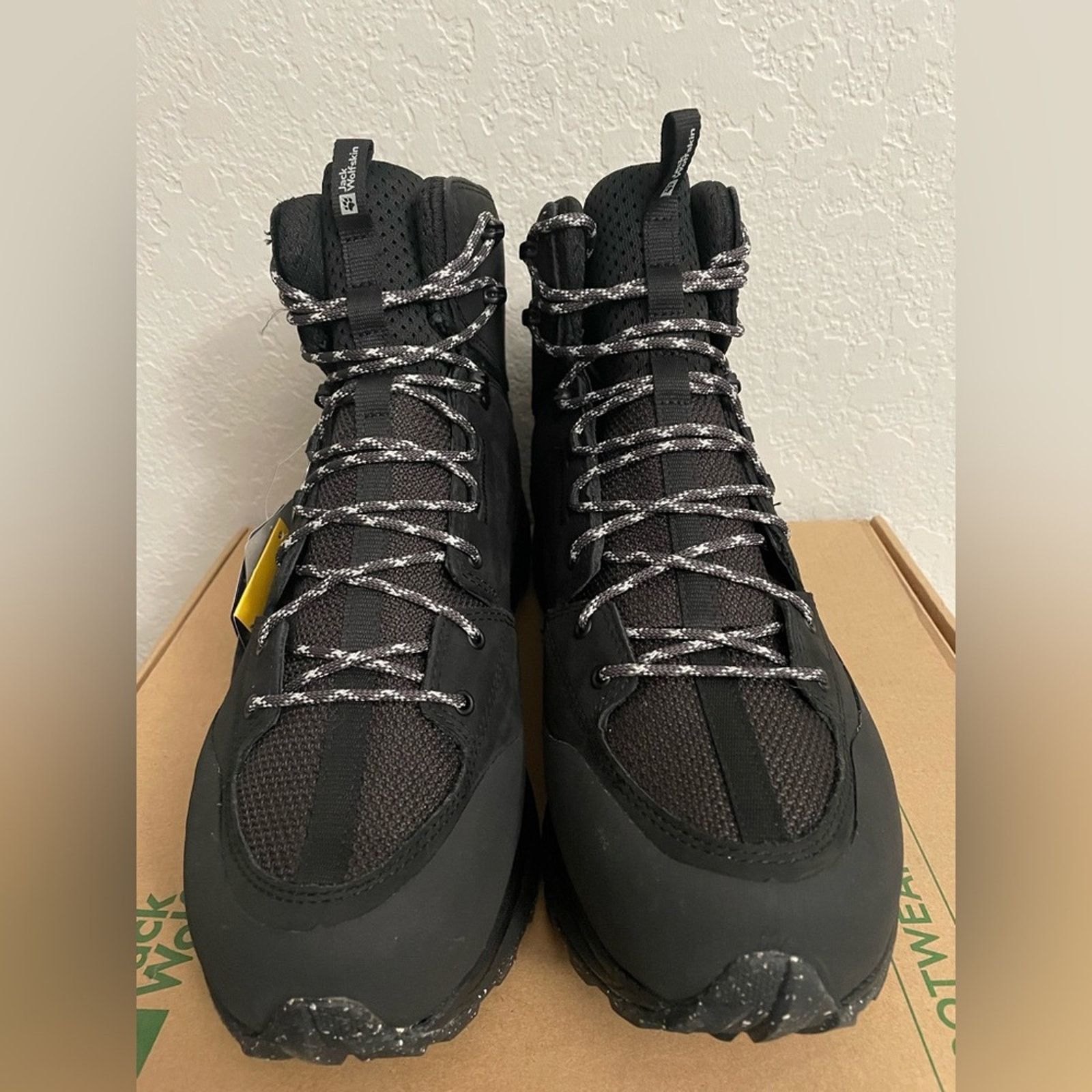 Vintage Jack Wolfskin Terraquest Texapore Hiking Shoe Black Men 11.5 Size US 11.5 / EU 44-45 - 2 Thumbnail