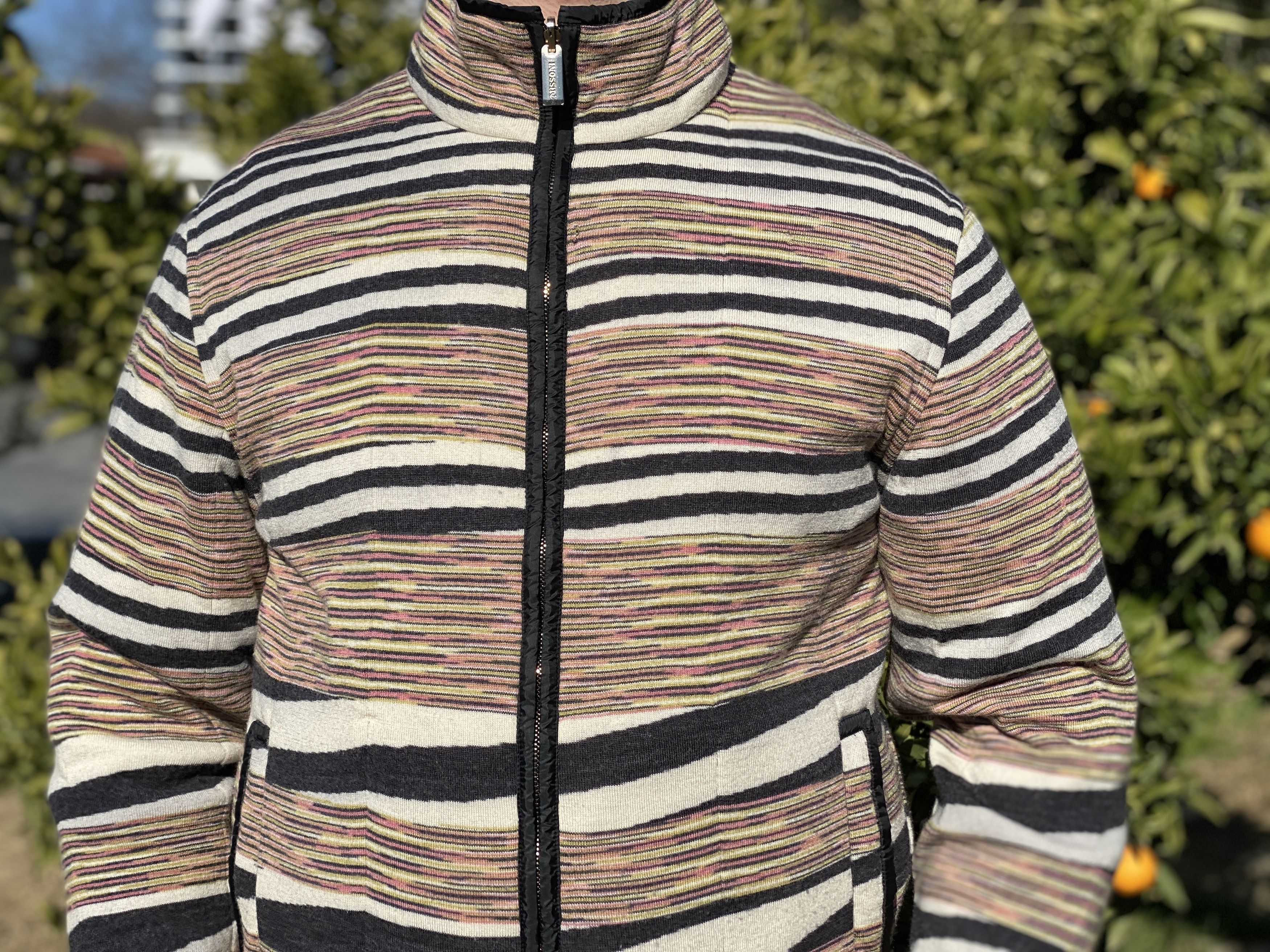Missoni Missoni Reversible Double Sided Bomber Hooded Size 50 M Size US M / EU 48-50 / 2 - 10 Thumbnail