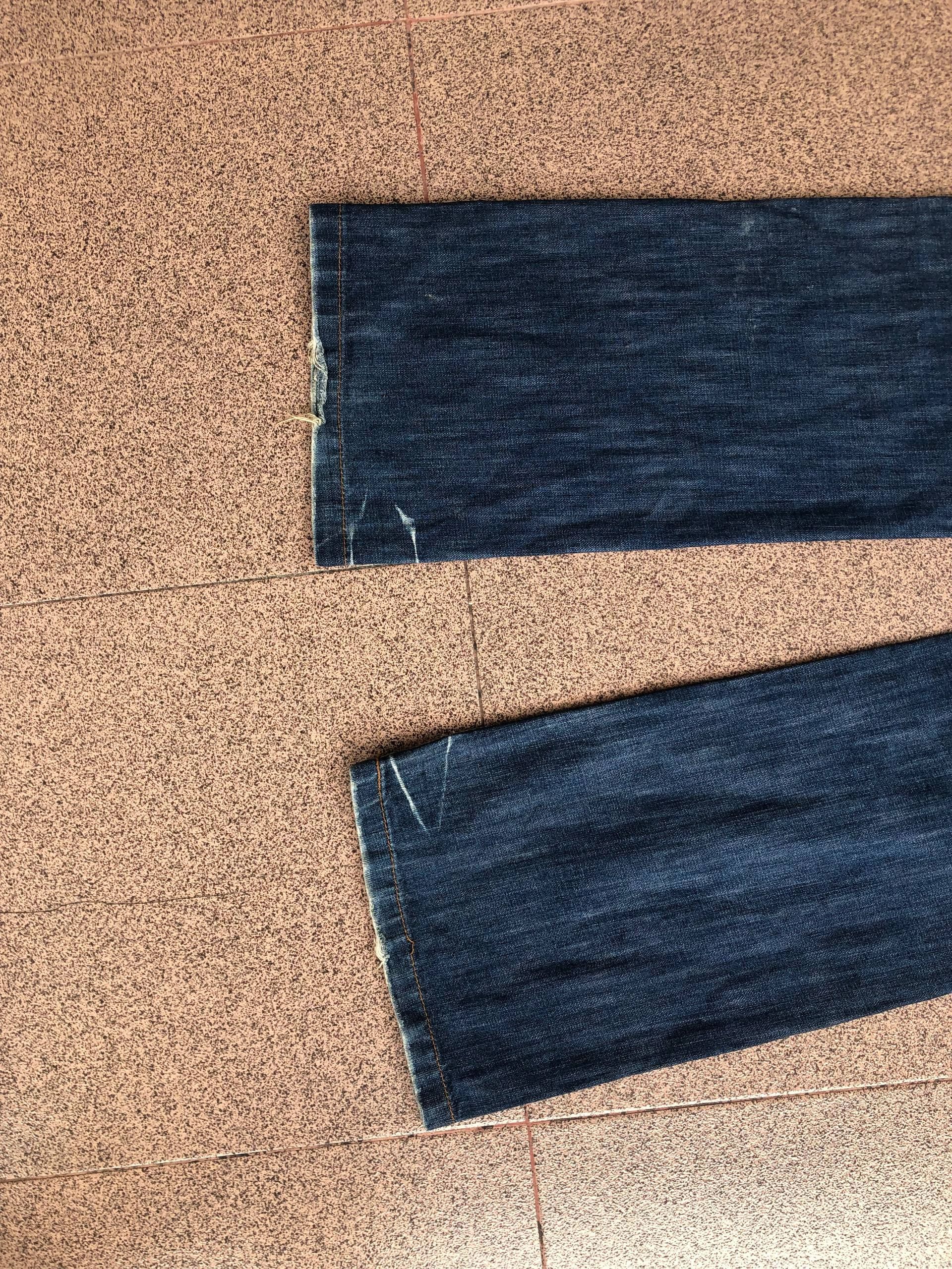 If Six Was Nine 2000s Baggy Fading Jeans Vkei style Y2k Japanese Size US 34 / EU 50 - 7 Thumbnail