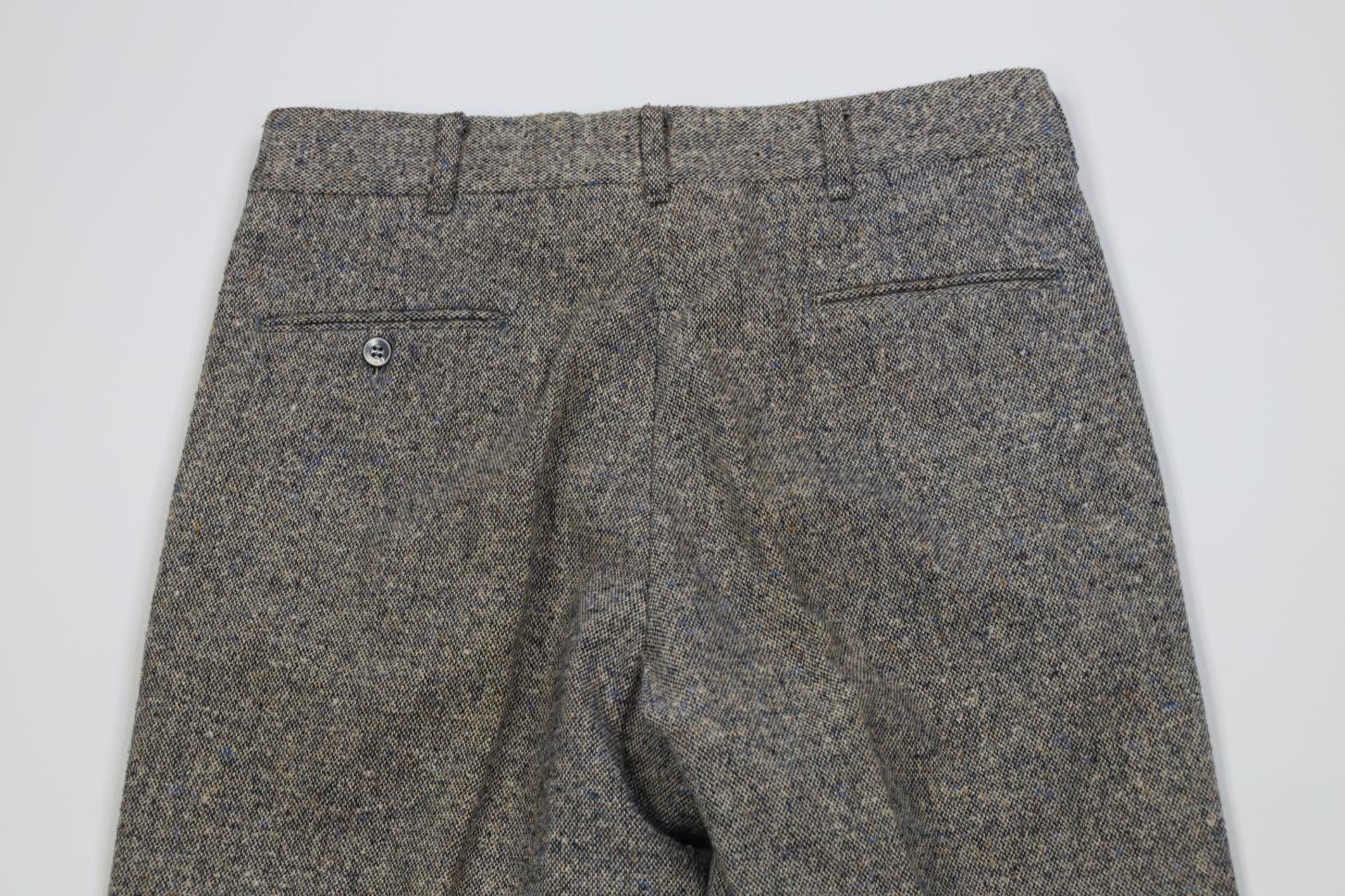 Vintage Vintage 70s Streetwear Wool Tweed Bell Bottoms Pants USA Size US 29 - 13 Thumbnail