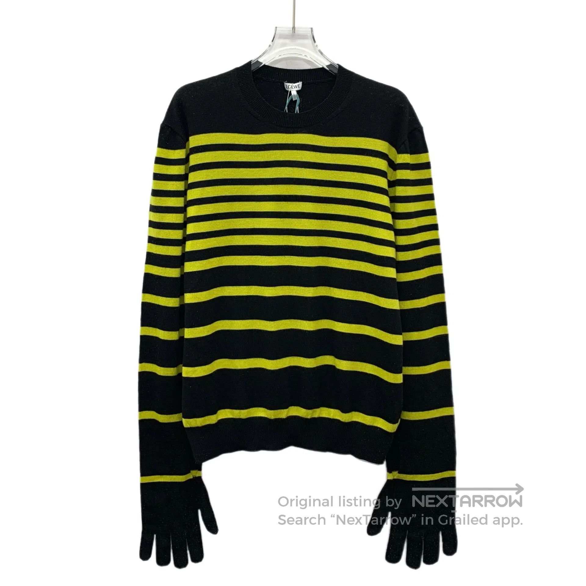 Loewe Loewe Multicolor Stripe Knit Wool Round Neck Long Sleeve S Size L / US 10 / IT 46 - 1 Thumbnail