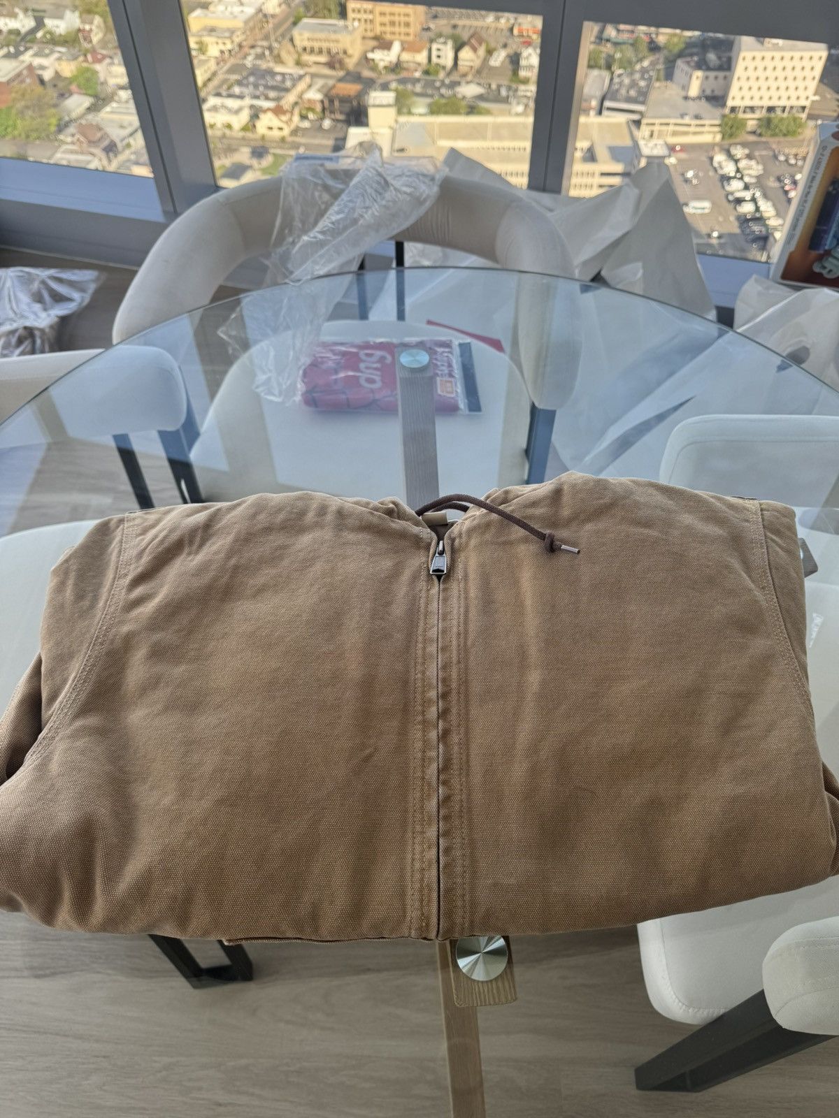 Supreme × The Great China Wall Supreme The Great China Wall Hooded Work Jacket Size US M / EU 48-50 / 2 - 2 Thumbnail
