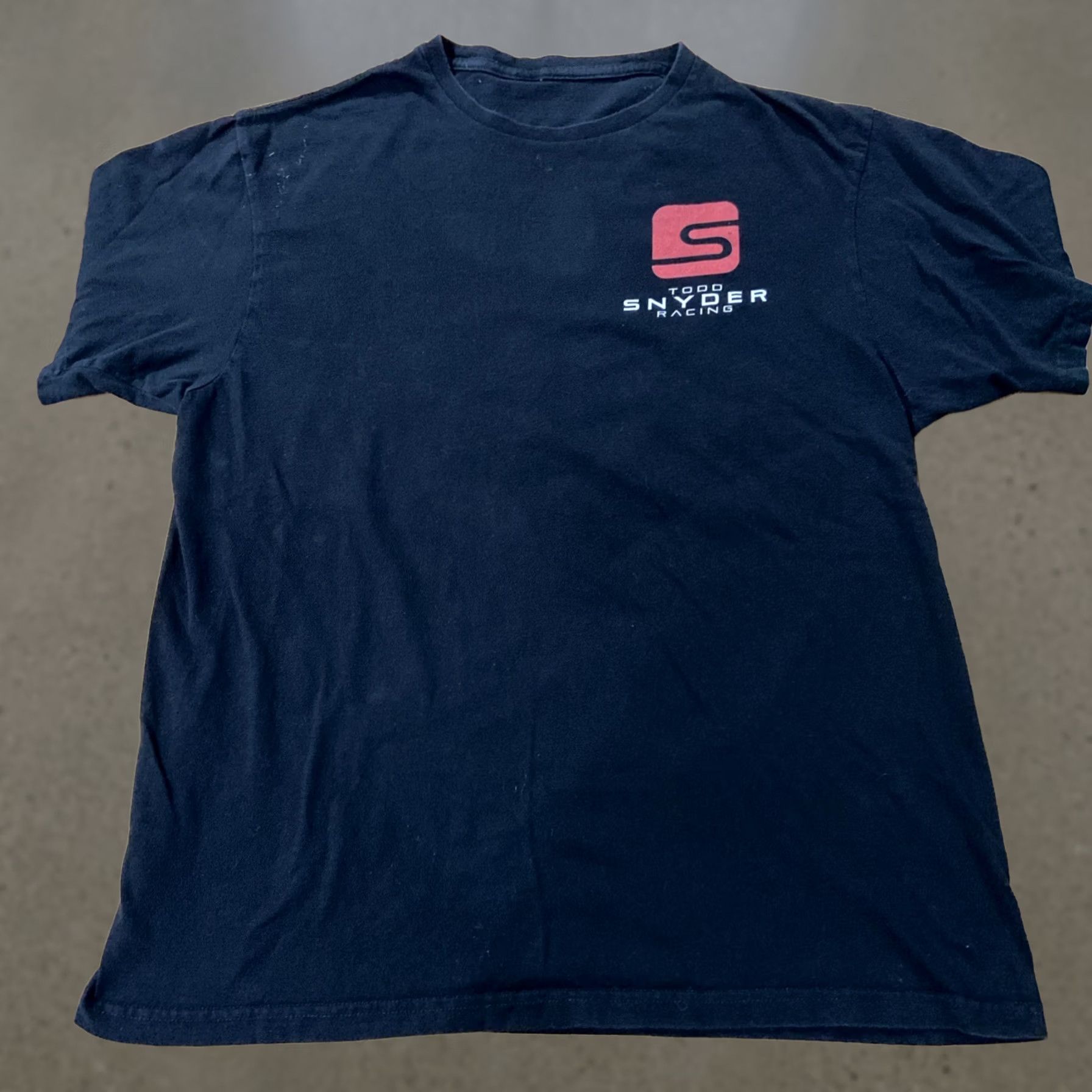 Todd Snyder Nike Shirt XL Black Todd Snyder Just Send it T Shirt Racing F1 Racecar Formula Car Mens Short Sleeve Crew Neck Cotton Size US XL / EU 56 / 4 - 1 Thumbnail