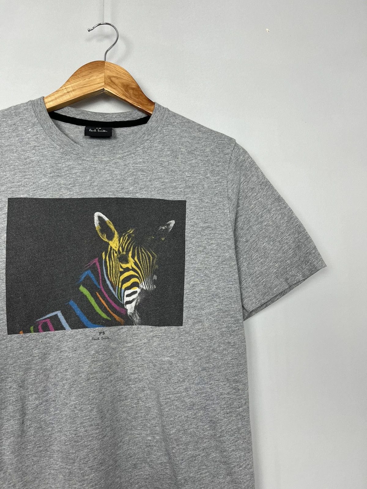Paul Smith Paul Smith Rainbow Zebra Organic Cotton Tee Shirt Size US L / EU 52-54 / 3 - 3 Thumbnail