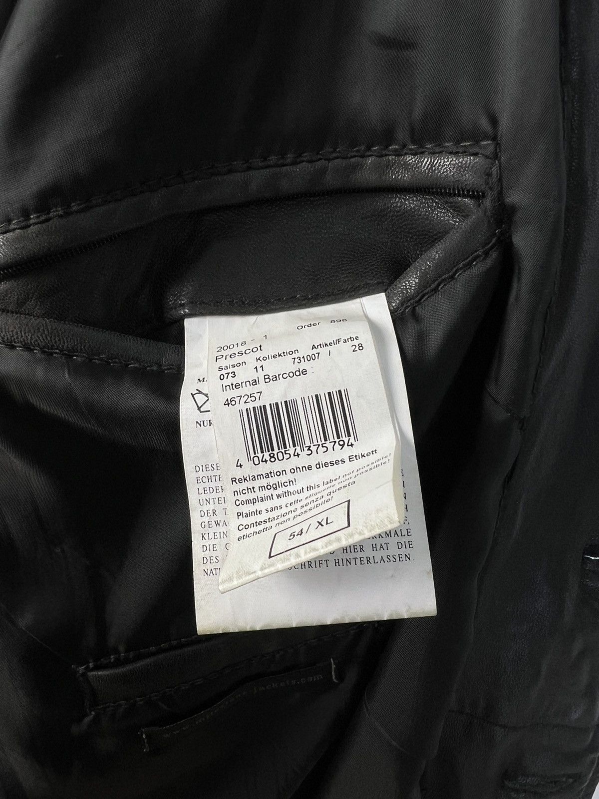 Milestone Milestone Leather Blazer Jacket Size L - XL Size US XL / EU 56 / 4 - 12 Thumbnail