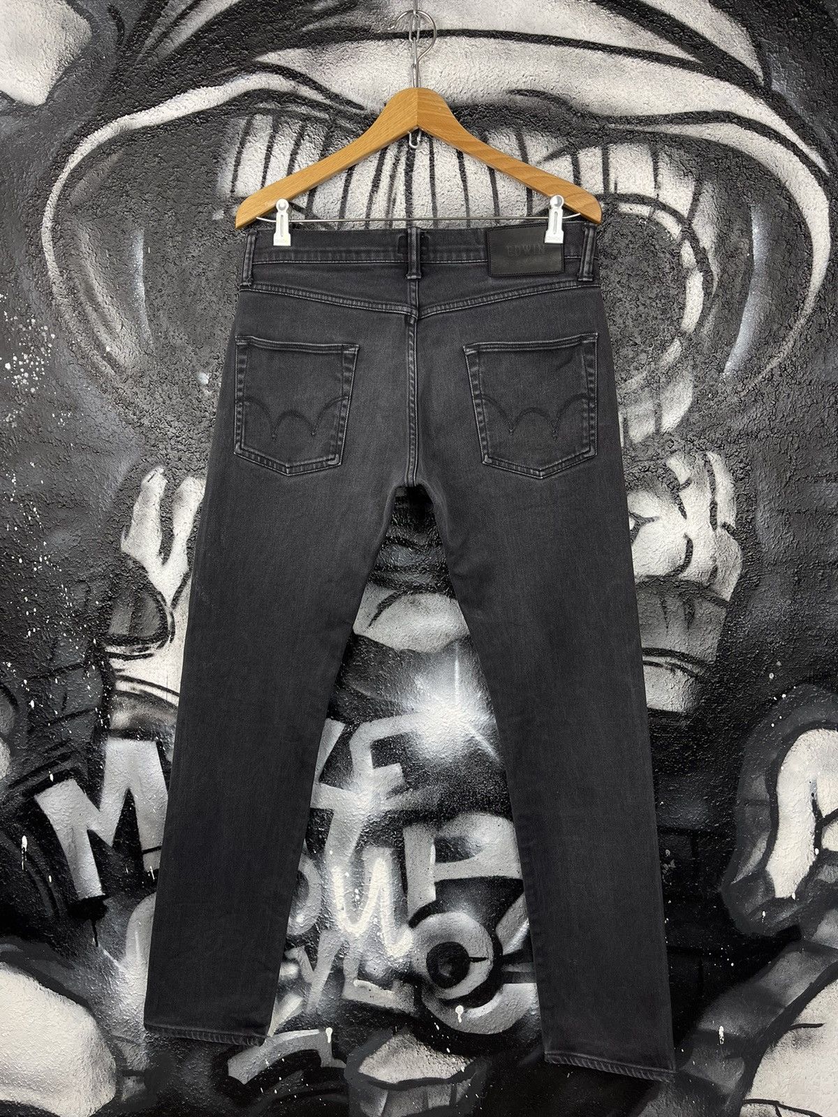 Edwin Edwin ED-55 Regular Tapered Grey Jeans Men’s Size 31x32 Size US 31 - 4 Thumbnail