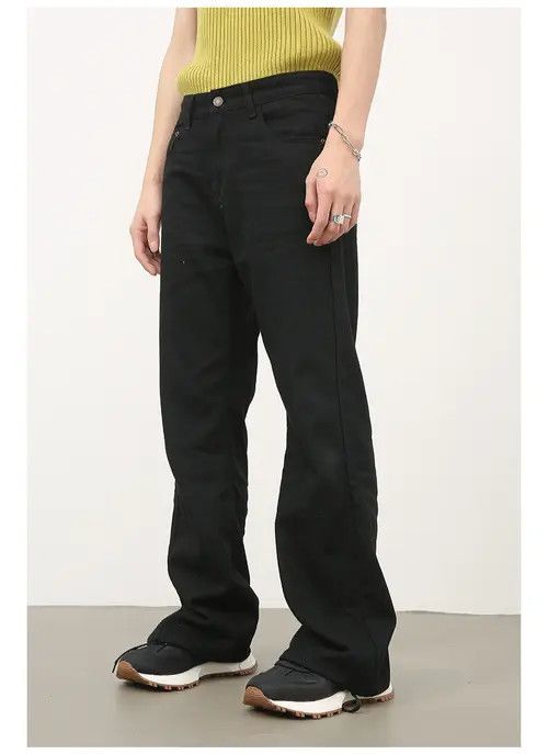 Hypebeast × Japanese Brand × Jean Men's loose straight casual flared jeans Size US 32 / EU 48 - 2 Thumbnail