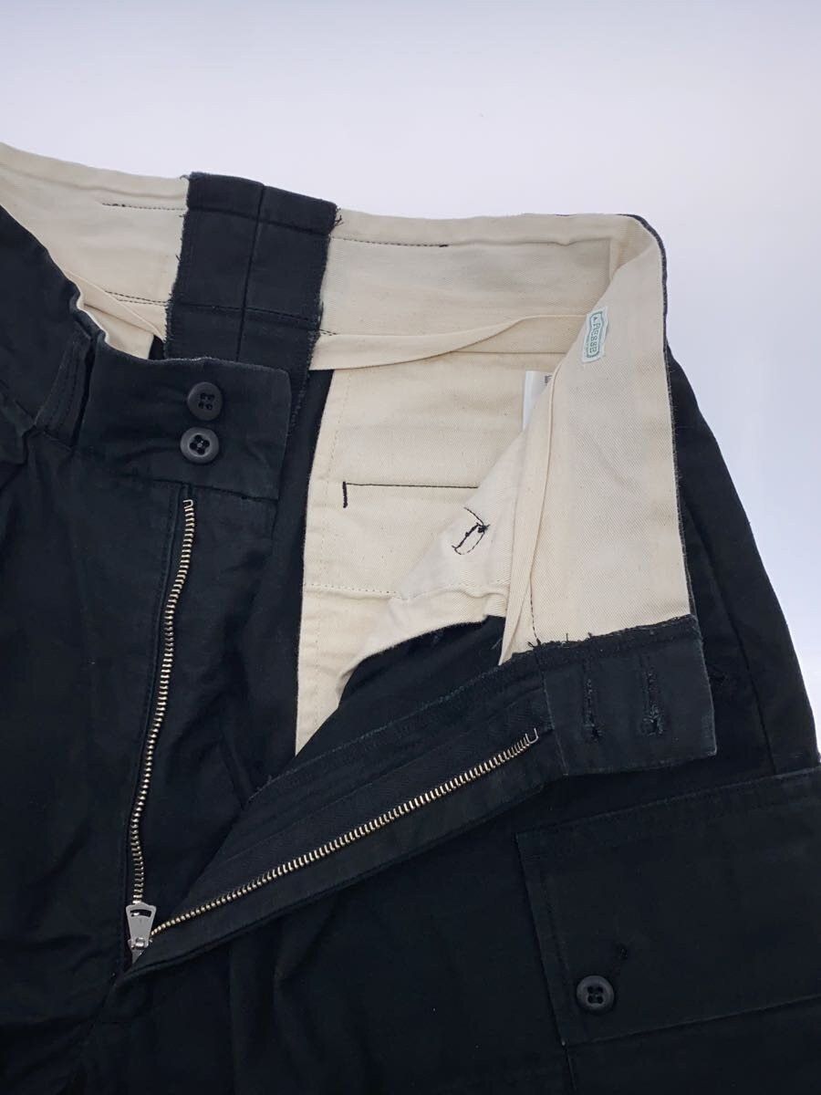 A.PRESSE Black Cotton Military Cargo Pants Size US 30 / EU 46 - 3 Thumbnail