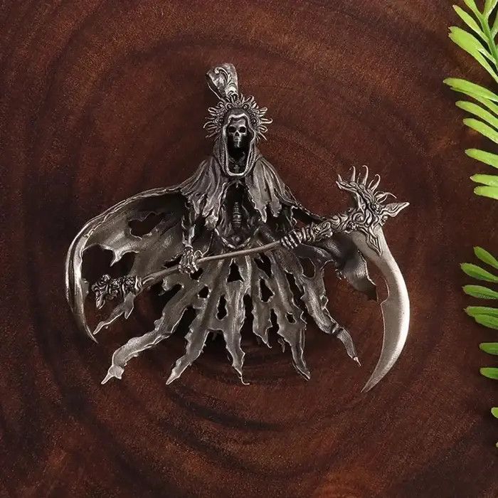 Jewelry Devil Skull Pendant Necklace Size ONE SIZE - 3 Thumbnail