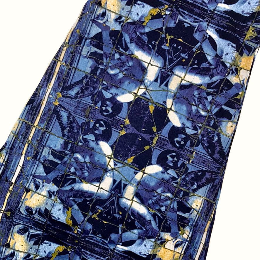 Jean Paul Gaultier 1998 Jean Paul Gaultier Blue Flapper Angel Dress Vintage Size ONE SIZE - 4 Thumbnail