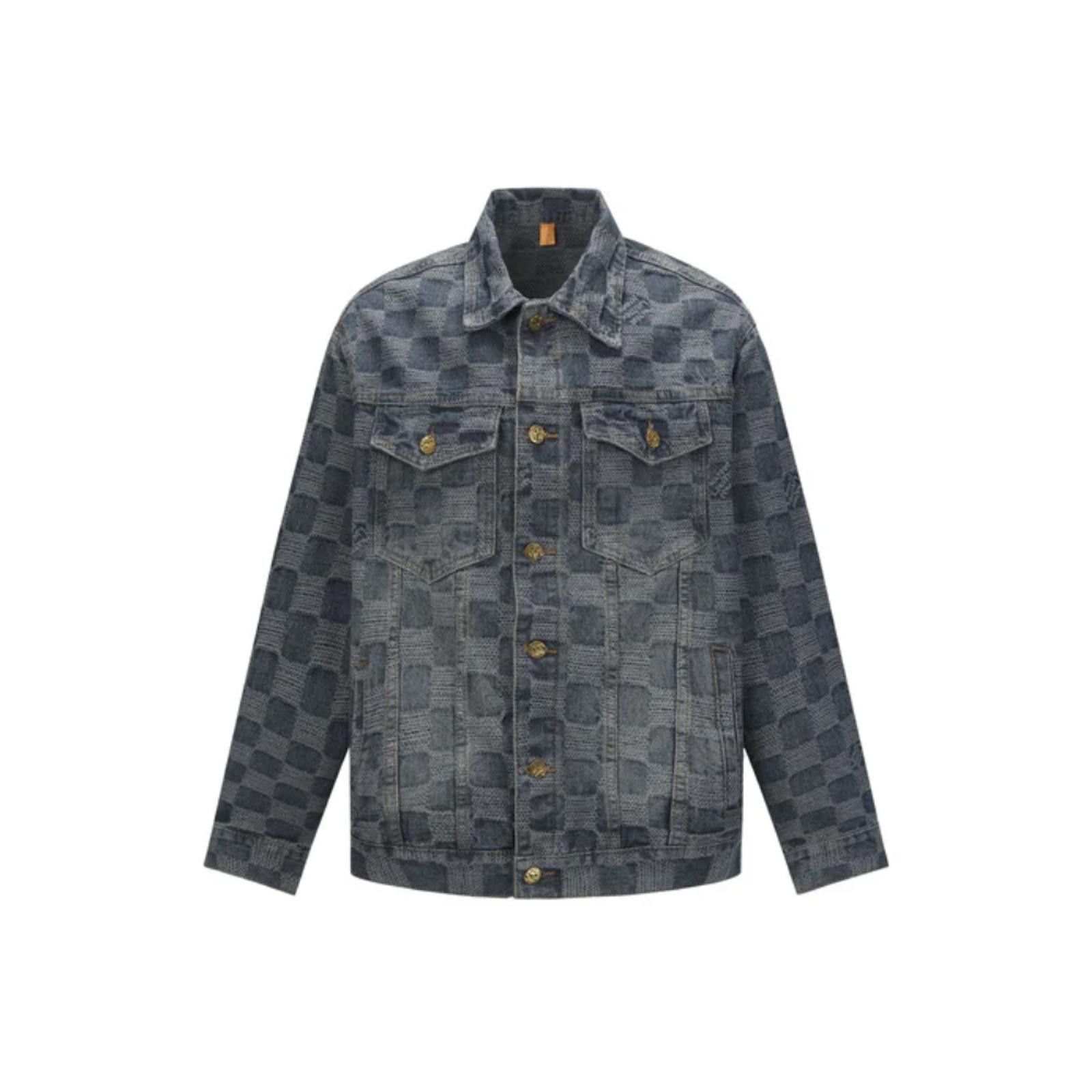 Monogram Patchwork Denim Jacket