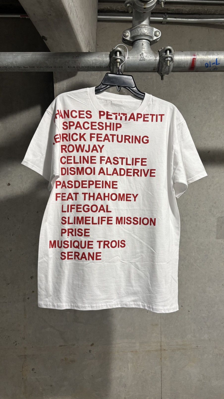 1199 Bazo 1199 Serane Tracklist Tee Size US L / EU 52-54 / 3 - 1 Thumbnail