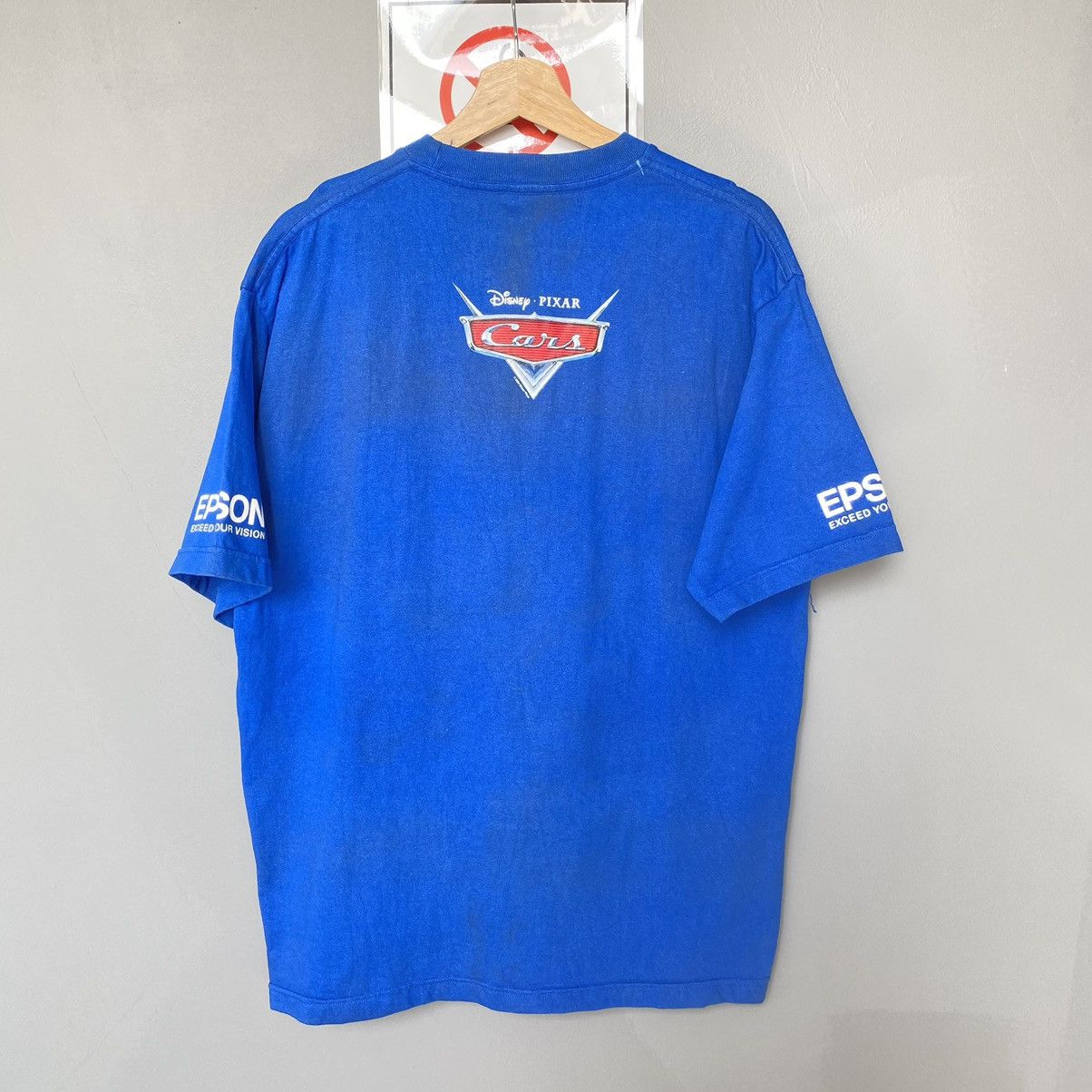 Disney Thrashed Vintage 2006 Cars Pixar Movie Promo ERD GRUNGE TEE Size US XL / EU 56 / 4 - 9 Thumbnail