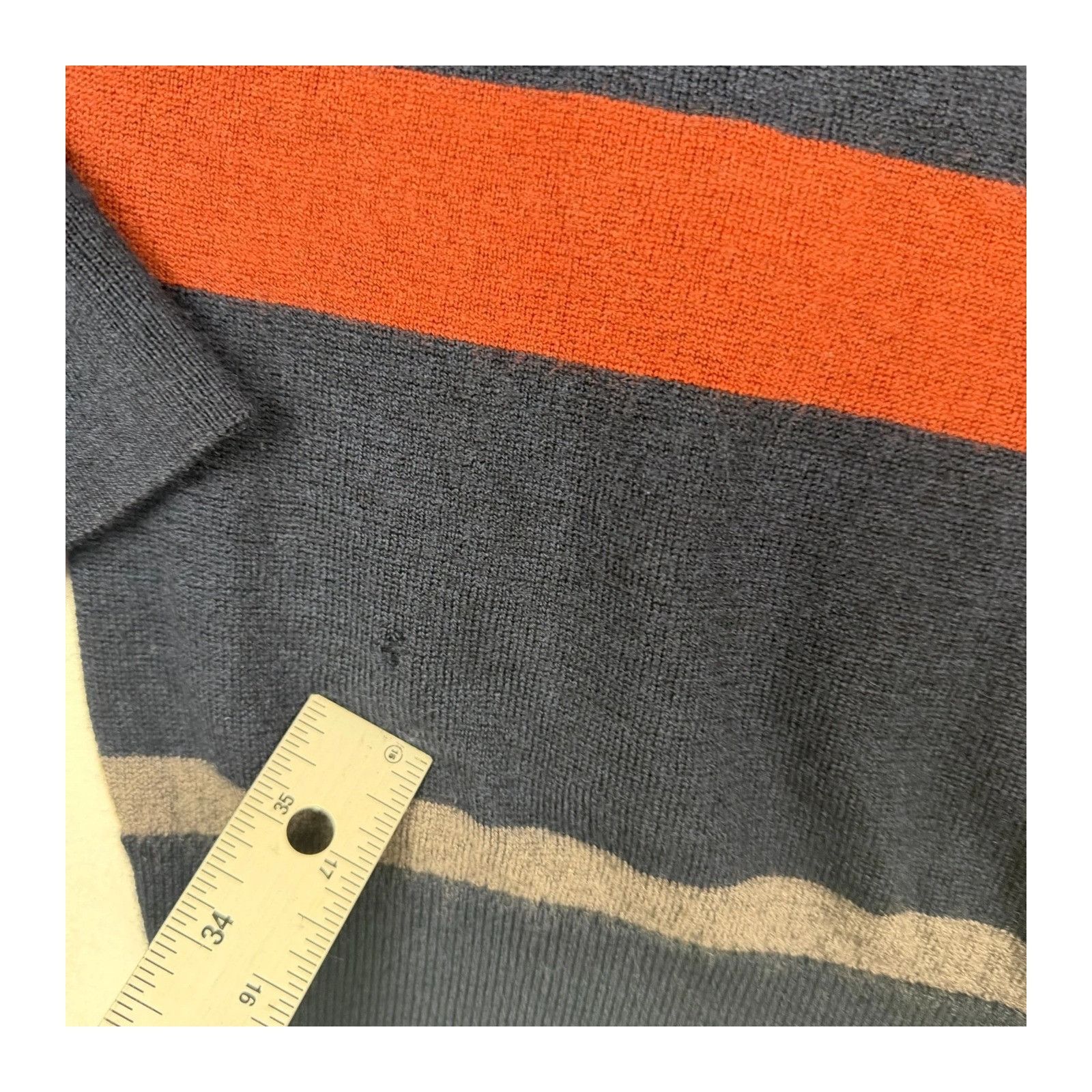 Banana Republic Banana Republic 100% Merino Wool Striped Sweater Size Large Size US L / EU 52-54 / 3 - 6 Thumbnail