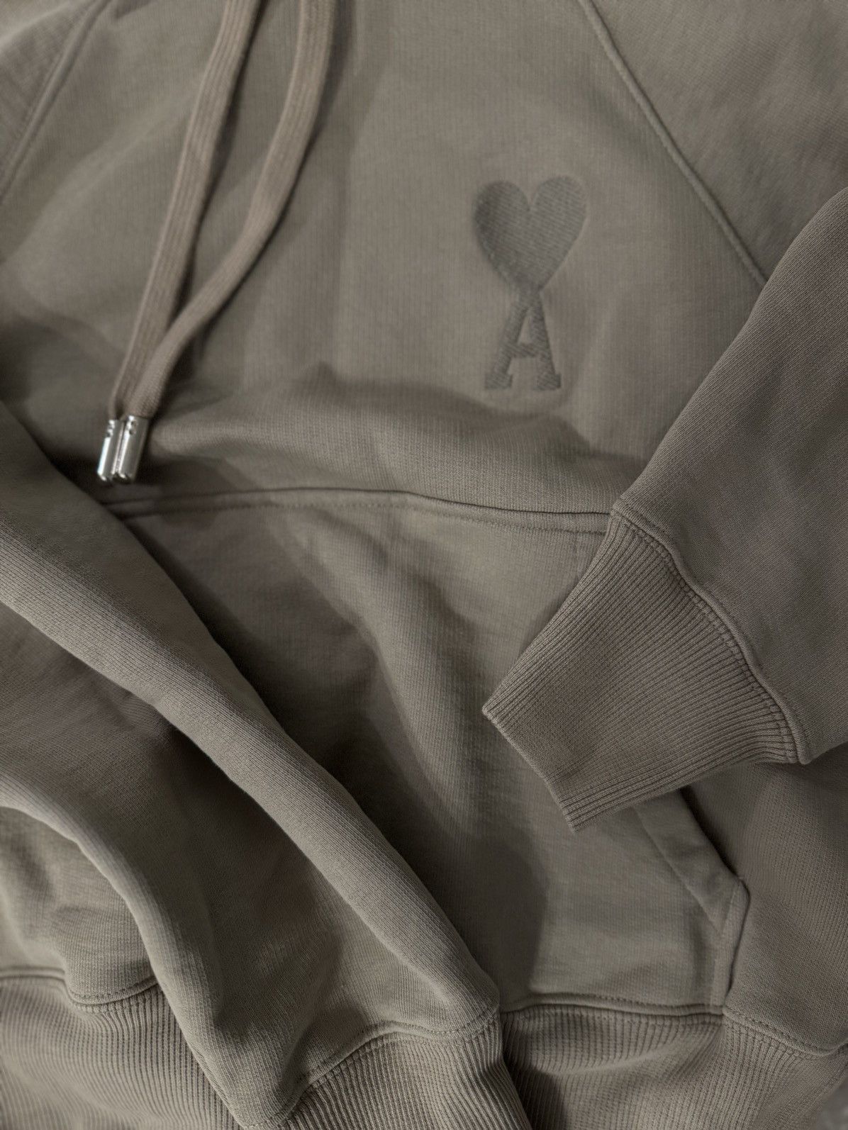 AMI Ami De Coeur hoodie - beige Size US XS / EU 42 / 0 - 3 Thumbnail