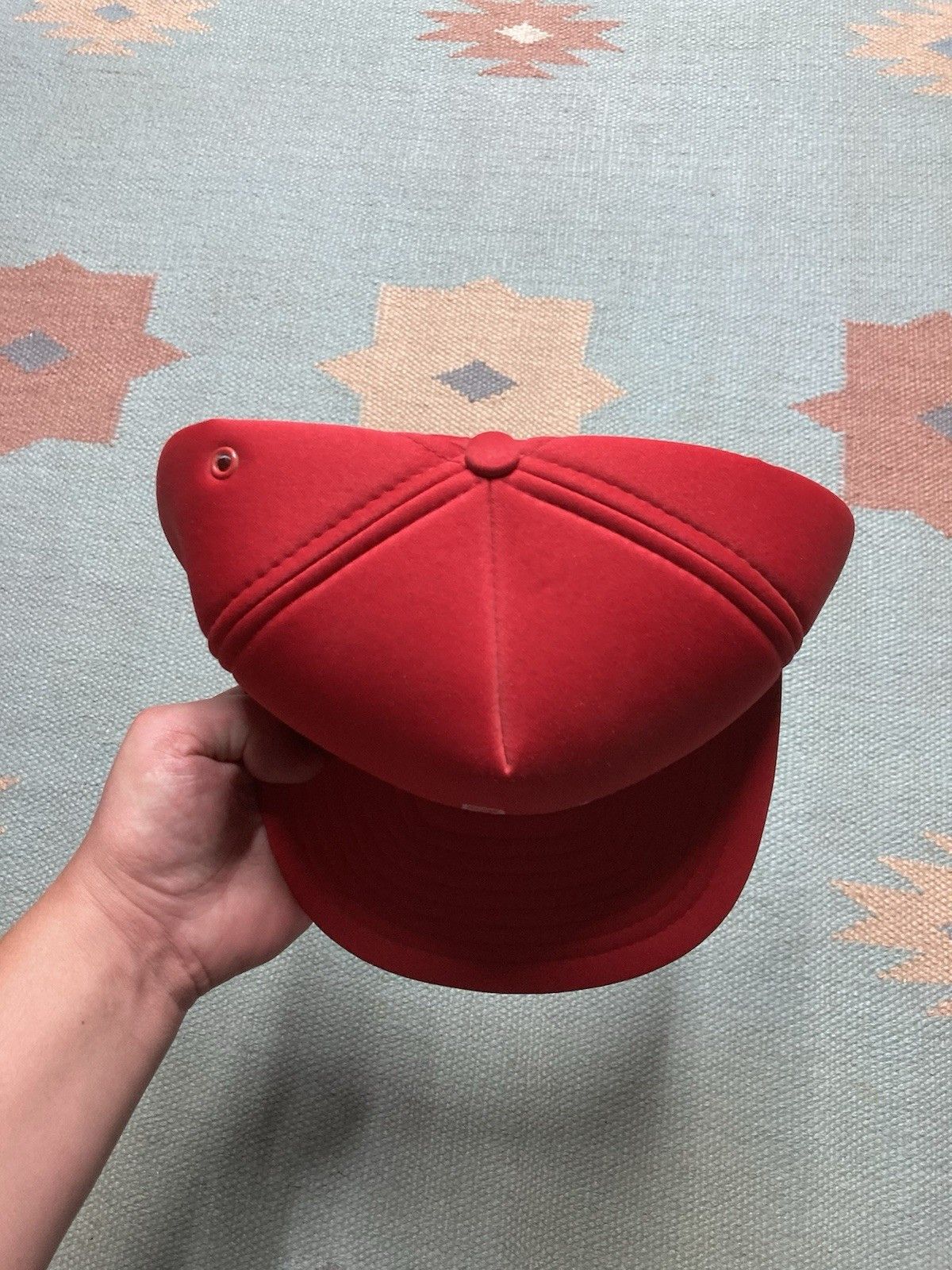 Vintage Vtg trucker hat Big L Lumberland Michigan crimson wood trees Size ONE SIZE - 3 Thumbnail