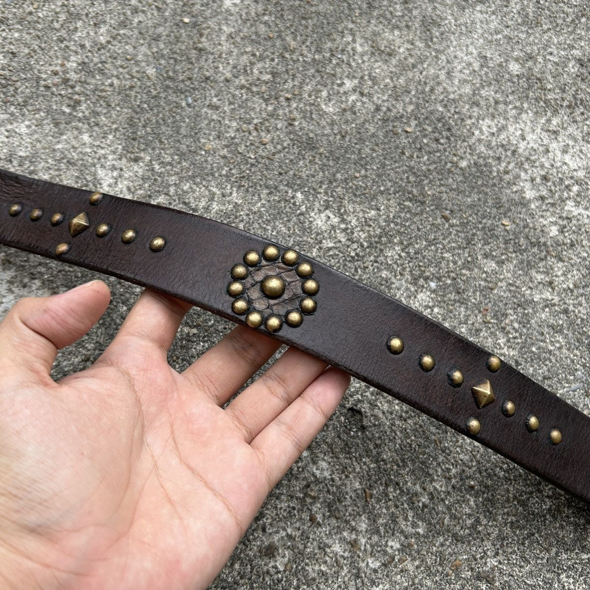 Diesel Vintage Diesel Design studded leather belt Size ONE SIZE - 14 Thumbnail