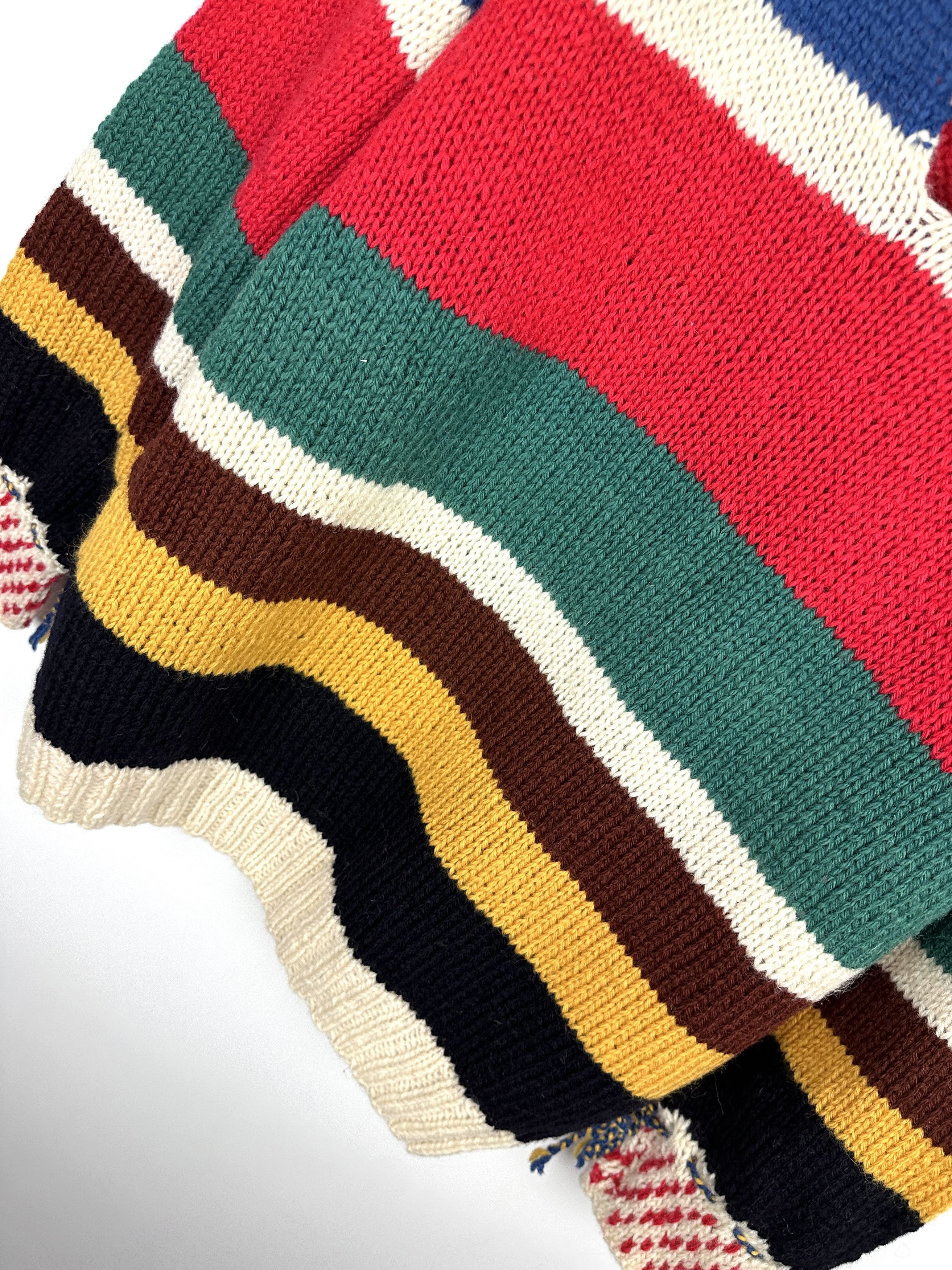 Vintage Vintage HANDMADE woolen sweater jumper hippie XXL Size US XXL / EU 58 / 5 - 3 Thumbnail