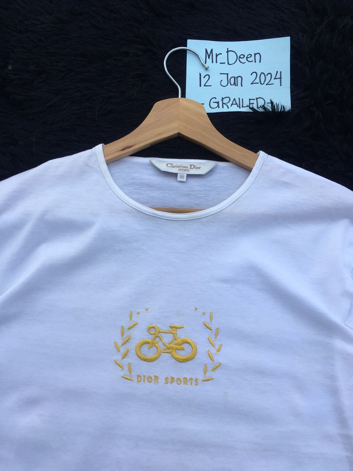 Christian Dior Monsieur Rare Vintage Christian Dior Spellout Tshirt Size M / US 6-8 / IT 42-44 - 1 Thumbnail