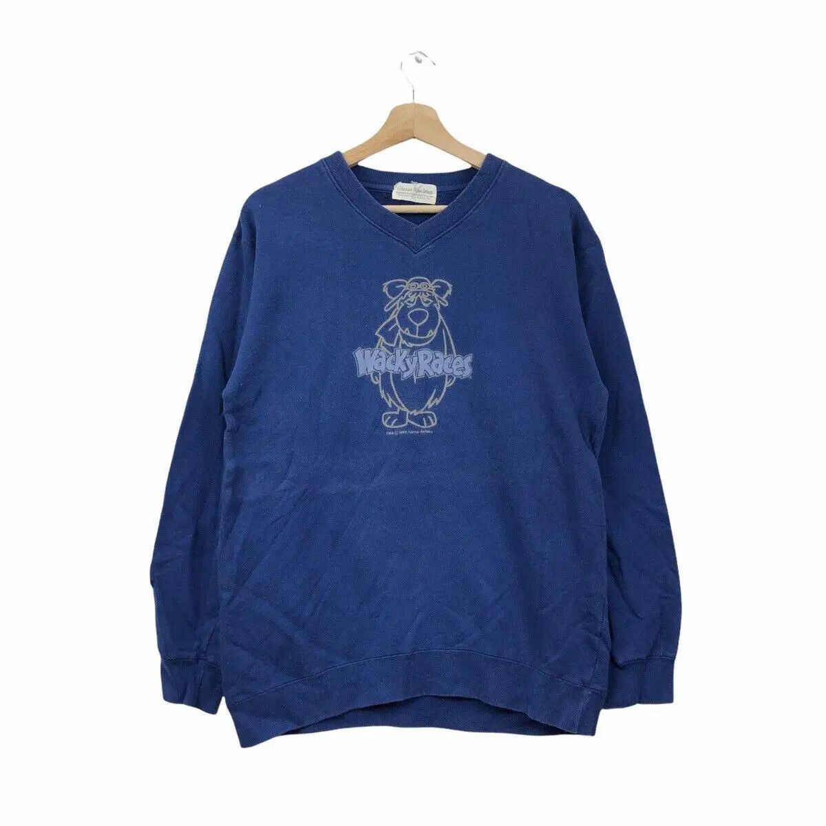 Vintage Vintage 1998 WACKY RACES CARTOON Hanna Barbera Sweatshirt Size L / US 10 / IT 46 - 1 Thumbnail