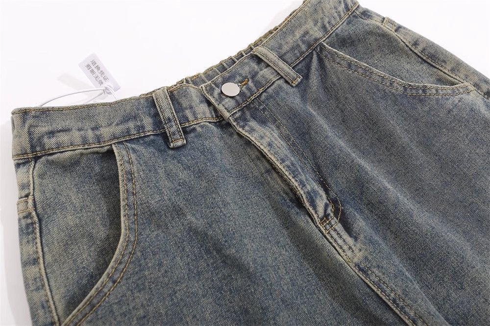 Japanese Brand × Jean Multi-pocket men's American vintage washed cargo jeans Size US 34 / EU 50 - 3 Thumbnail