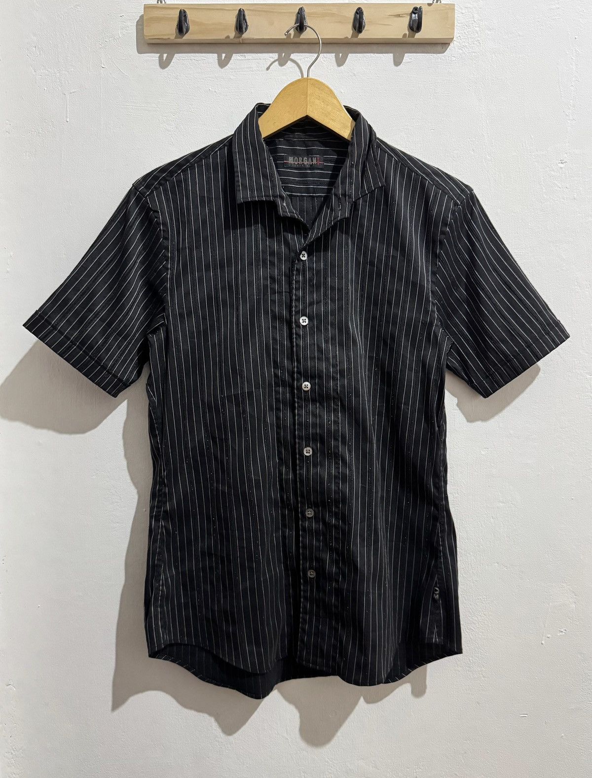 If Six Was Nine × Japanese Brand × Morgan Homme Y2k Morgan Homme ifsixwasnine Punk button Shirt Size US M / EU 48-50 / 2 - 1 Thumbnail