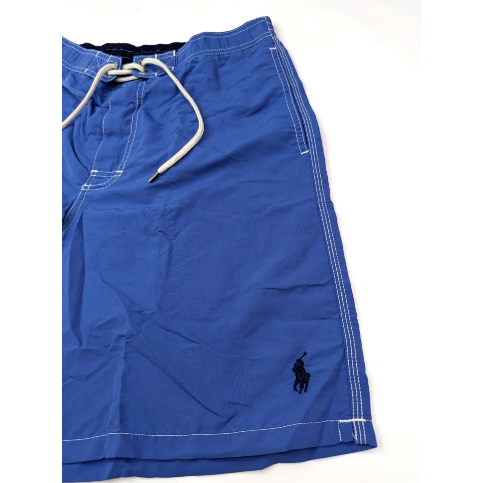 Polo Ralph Lauren Polo Ralph Lauren Cargo Swim Trunks Men S Blue Lined Drawstring Size US S / EU 44-46 / 1 - 4 Thumbnail