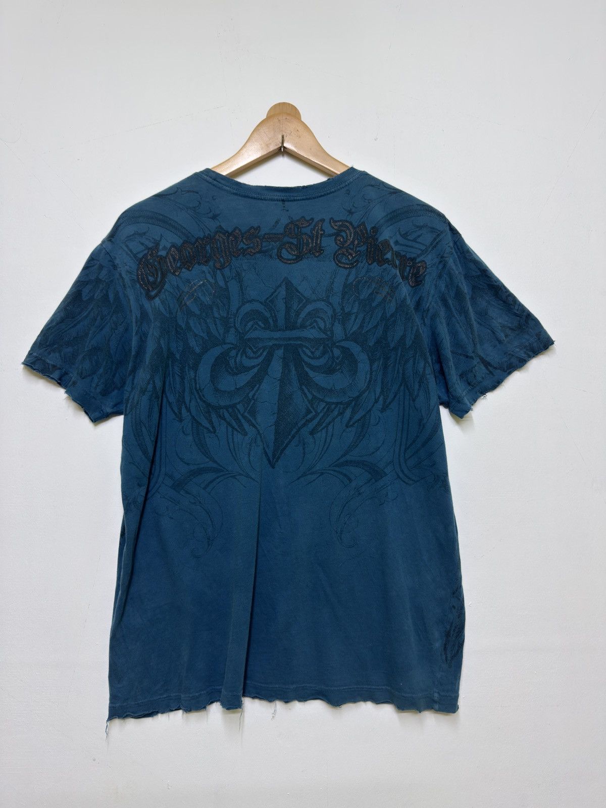 Affliction Affliction x Georges St Pierre Y2K MMA Distressed Tee Size US M / EU 48-50 / 2 - 2 Thumbnail