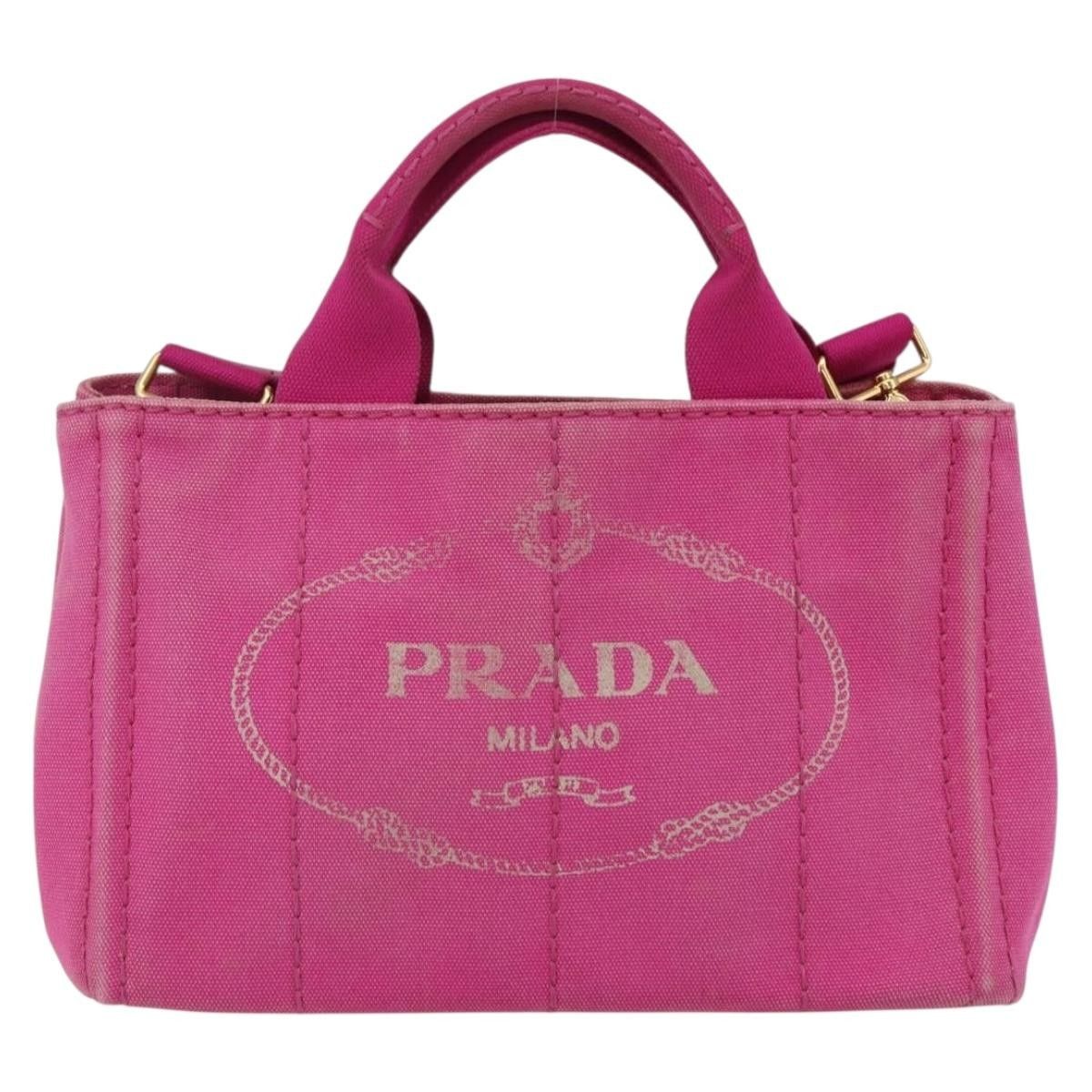 Prada Prada Canapa Convertible Tote Canvas Size ONE SIZE - 1 Thumbnail