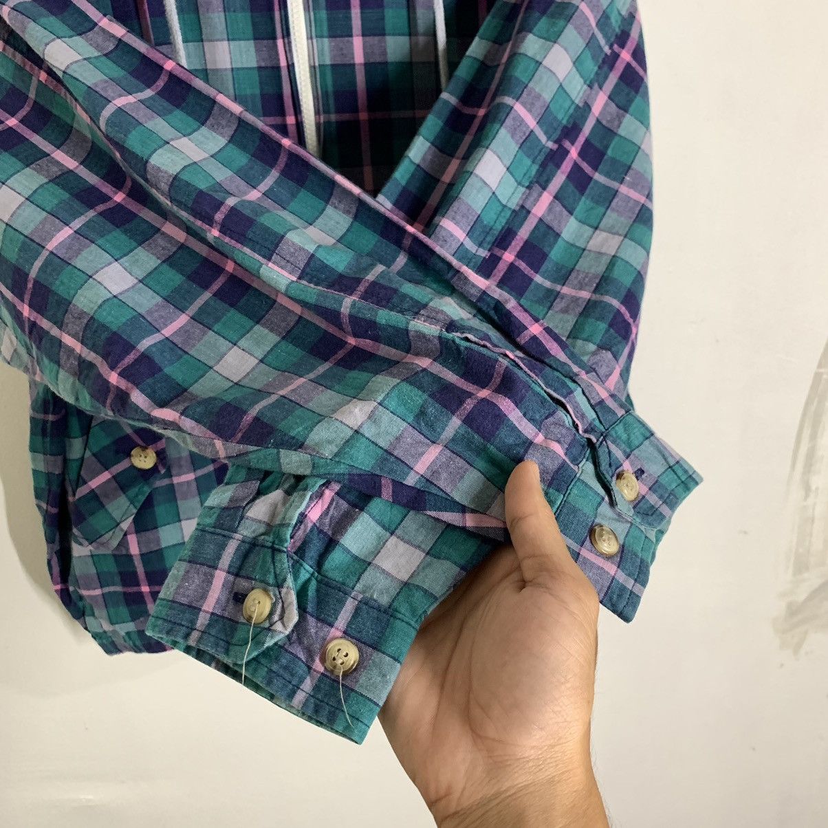 Japanese Brand × Vintage Vintage Alliance Checkered Hoodie Jacket Size US M / EU 48-50 / 2 - 7 Thumbnail