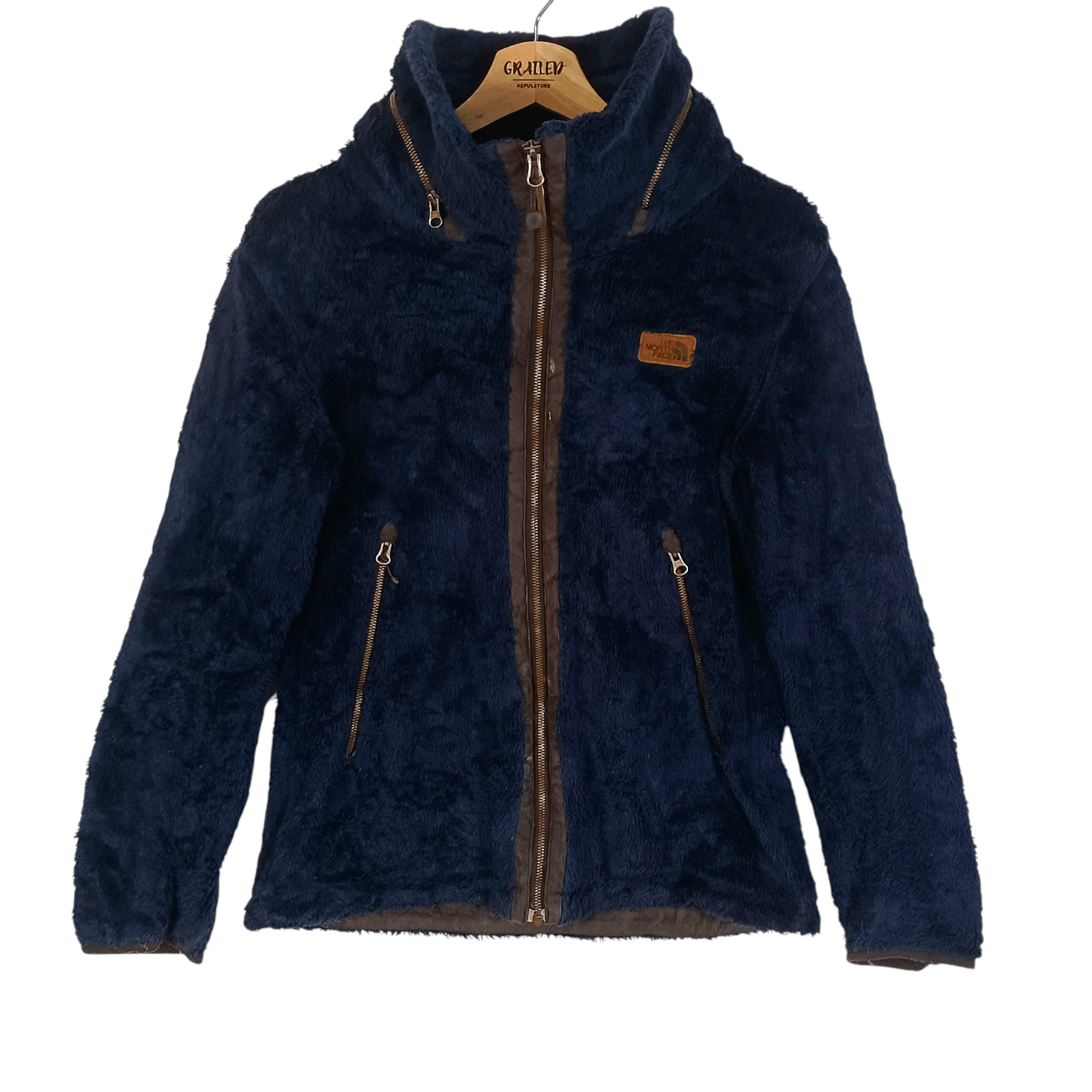 The North Face The North Face Polartec Fleece Learther Pacthes Jacket Size US M / EU 48-50 / 2 - 1 Thumbnail