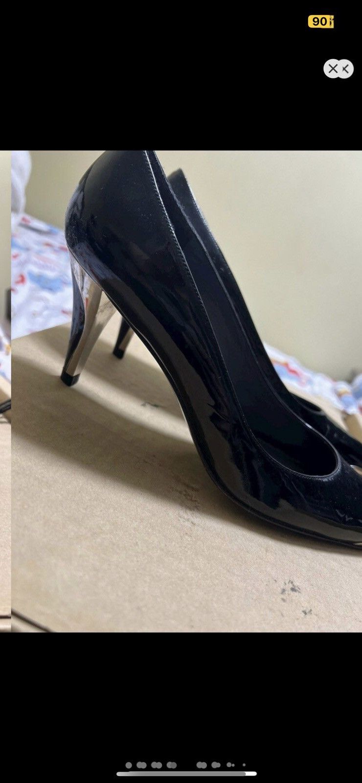 Stuart Weitzman ***FINAL DROP***RARE PATENT LEATHER STUART WEITZMAN HEEL 8 Size US 8 / IT 38 - 5 Thumbnail