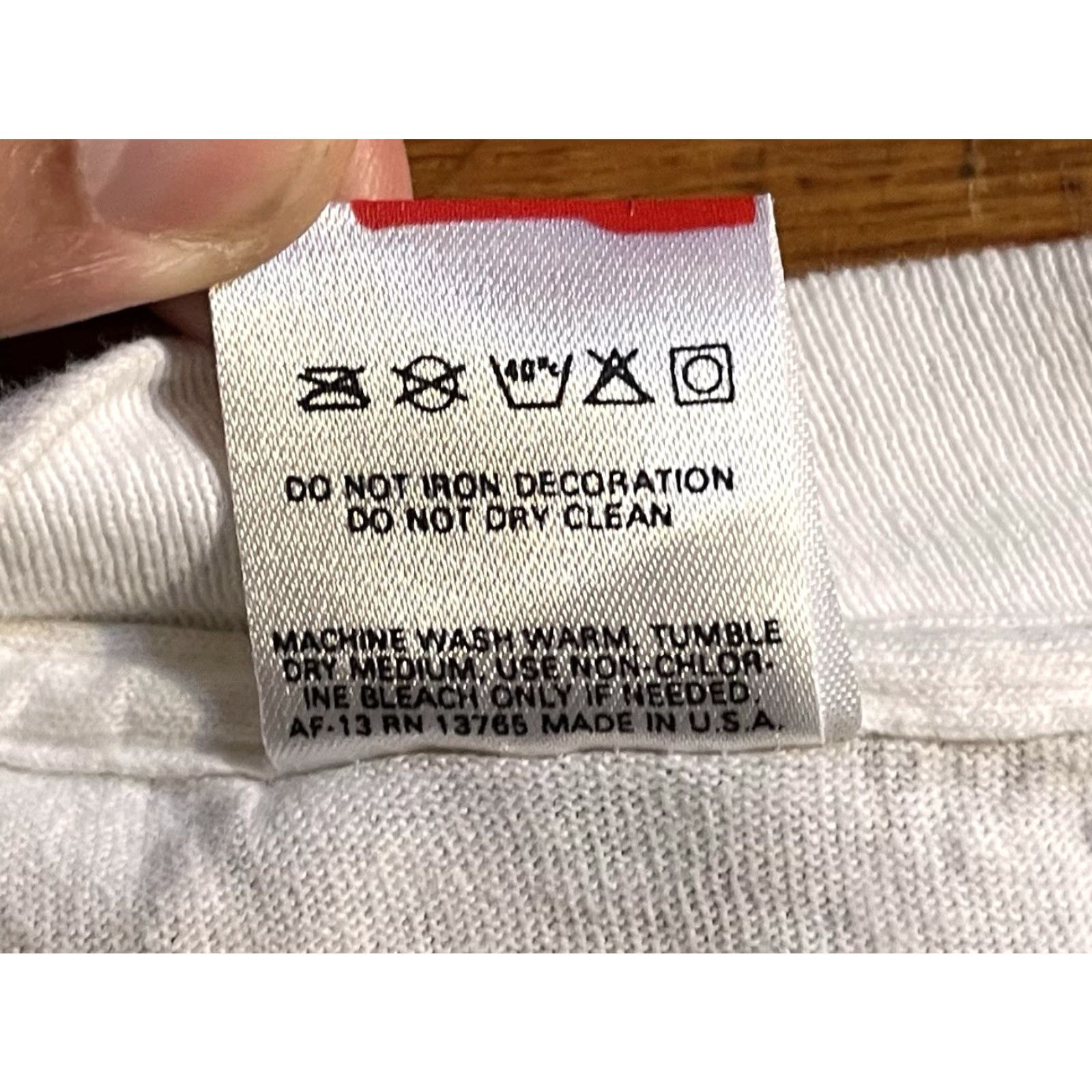 Fruit Of The Loom VINTAGE George Washington George Bush Inaugural 1989 Shirt M Single Stitch 80s Size US M / EU 48-50 / 2 - 7 Thumbnail