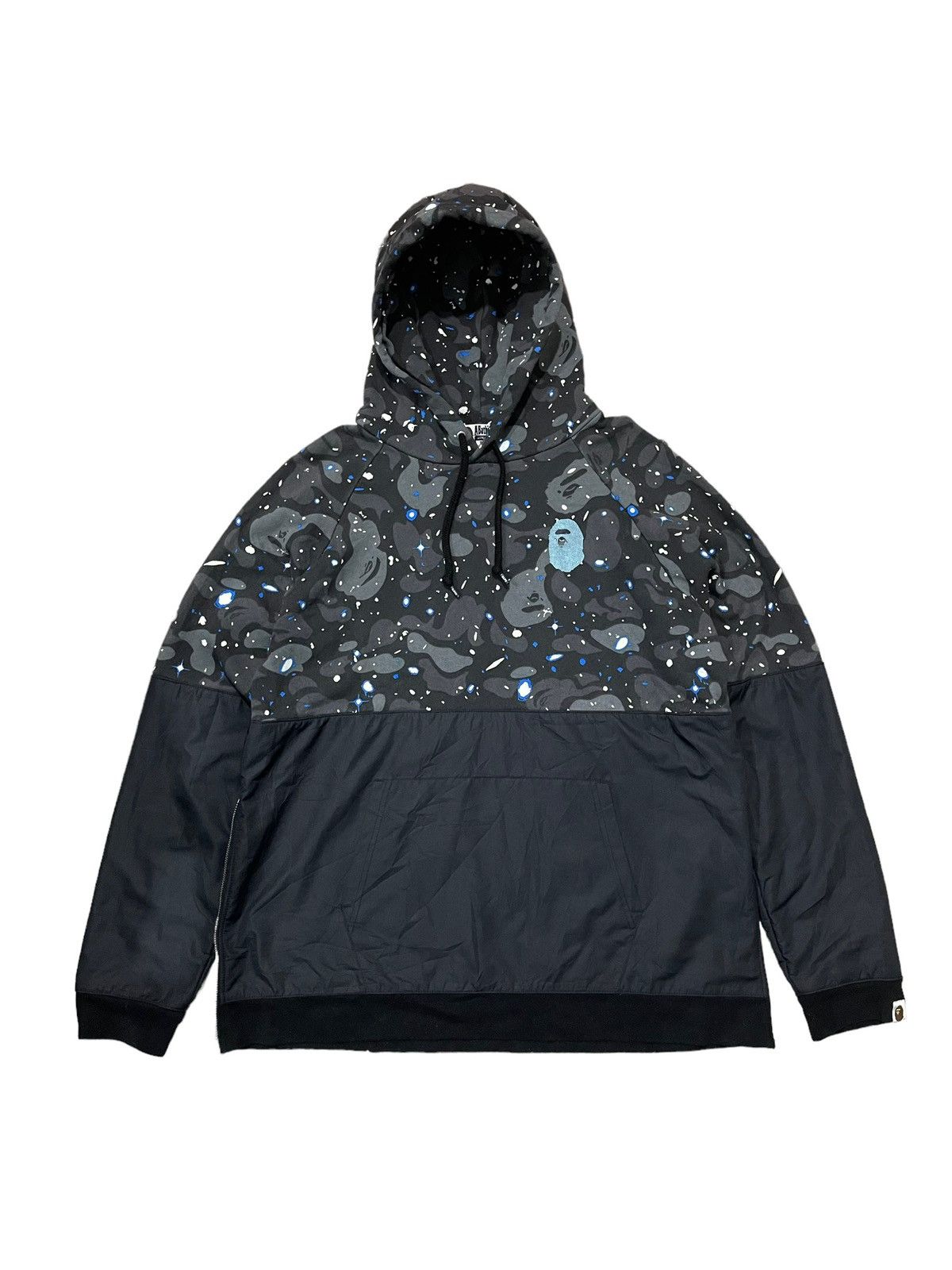 Bape Space Camo Wide Side Zip Pullover Hoodie Size US L / EU 52-54 / 3 - 2 Thumbnail