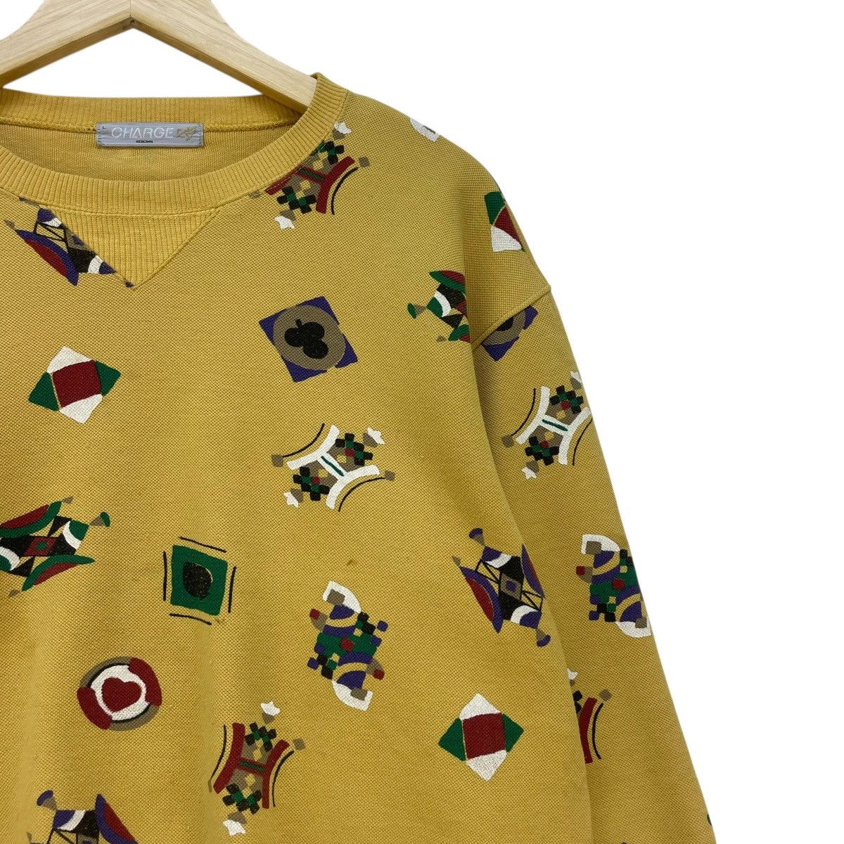 Japanese Brand 💥Vintage Charge Renown Fullprint Sweatshirt Size US M / EU 48-50 / 2 - 4 Thumbnail